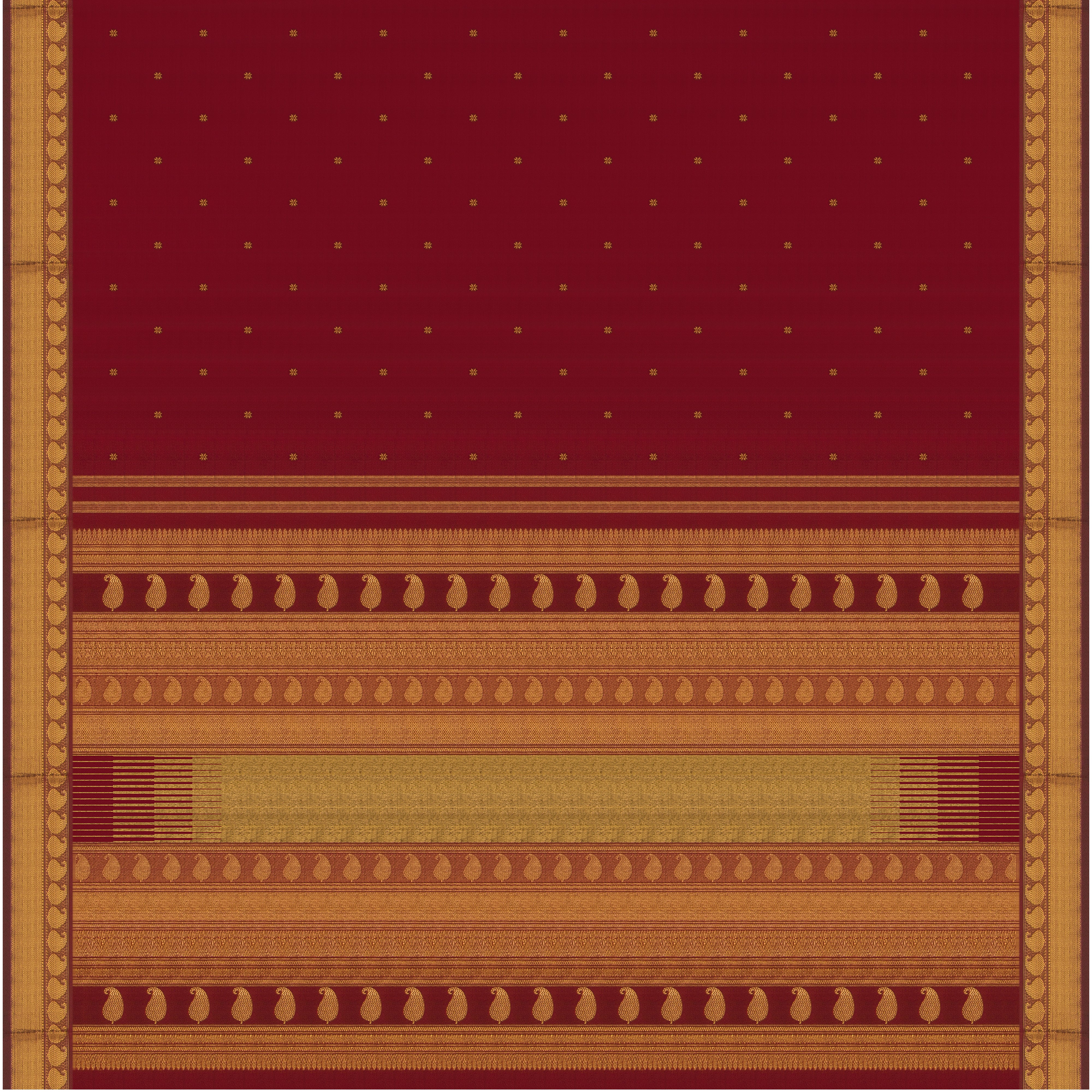 Kanakavalli Kanjivaram Silk Sari 24-615-HS001-05738 - Full View