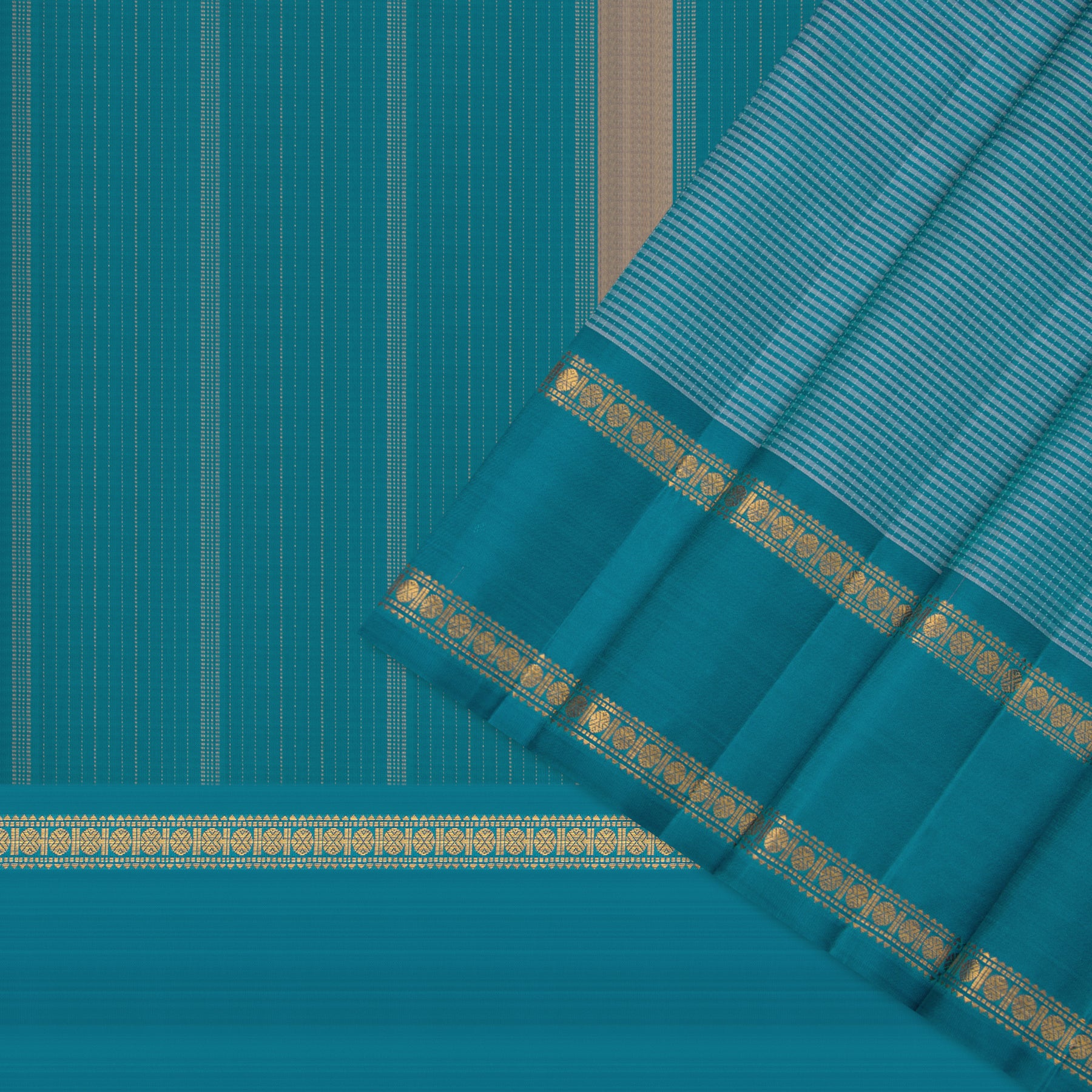 Kanakavalli Kanjivaram Silk Sari 24-615-HS001-05740 - Cover View