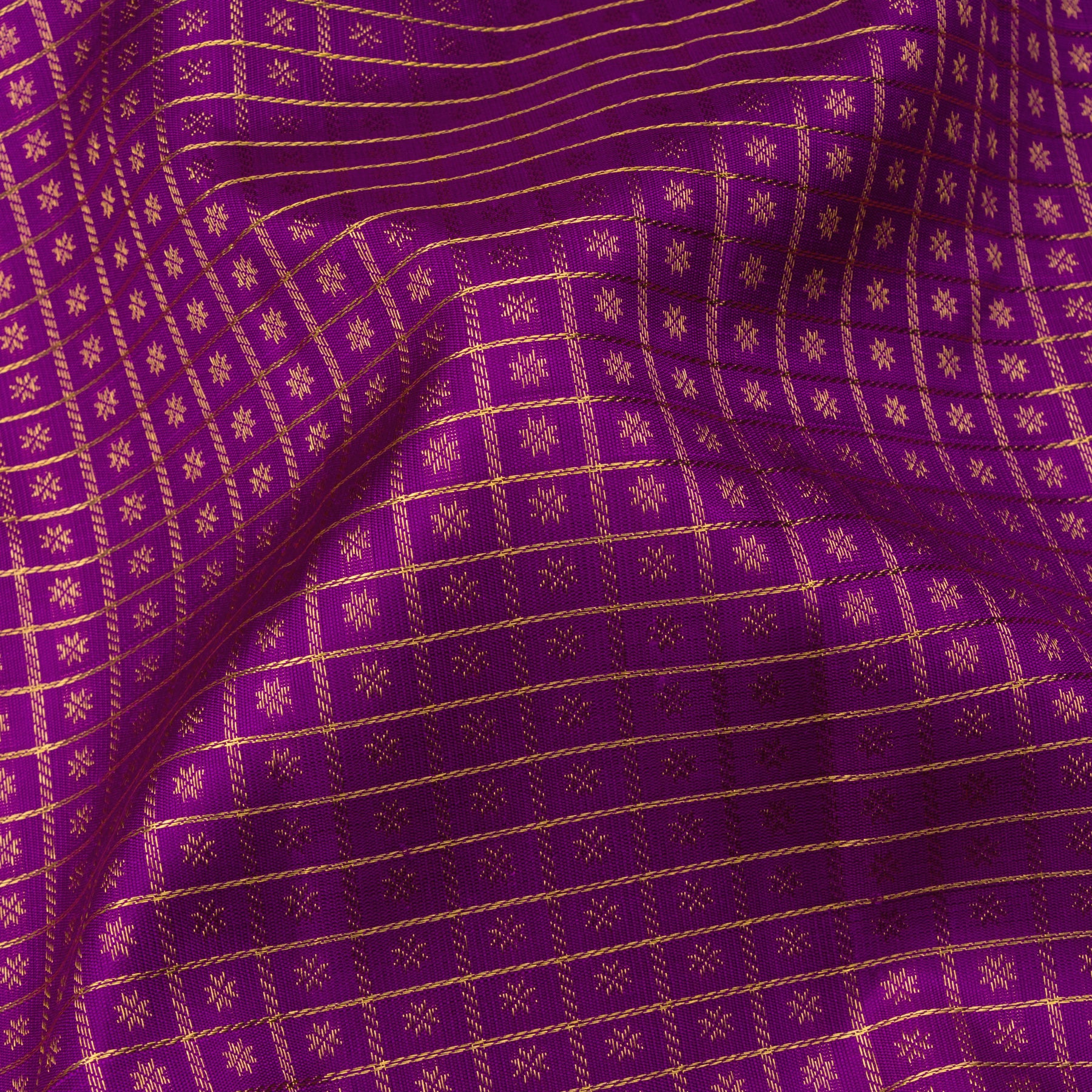 Kanakavalli Kanjivaram Silk Sari 24-615-HS001-05773 - Fabric View