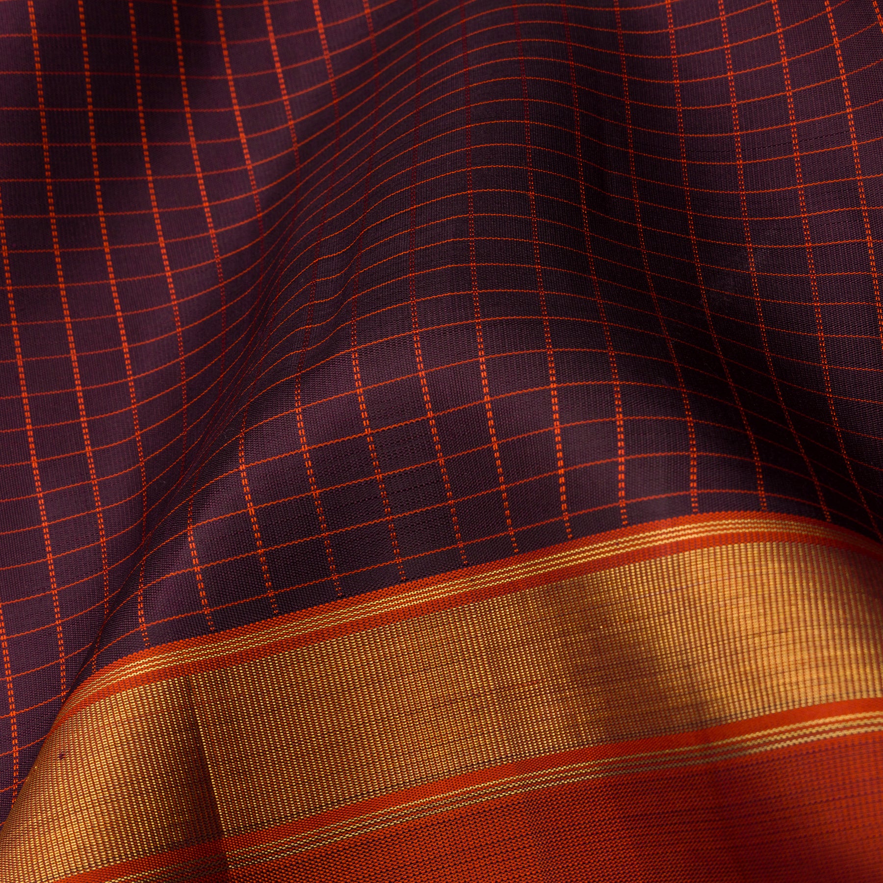 Kanakavalli Kanjivaram Silk Sari 24-615-HS001-05796 - Fabric View