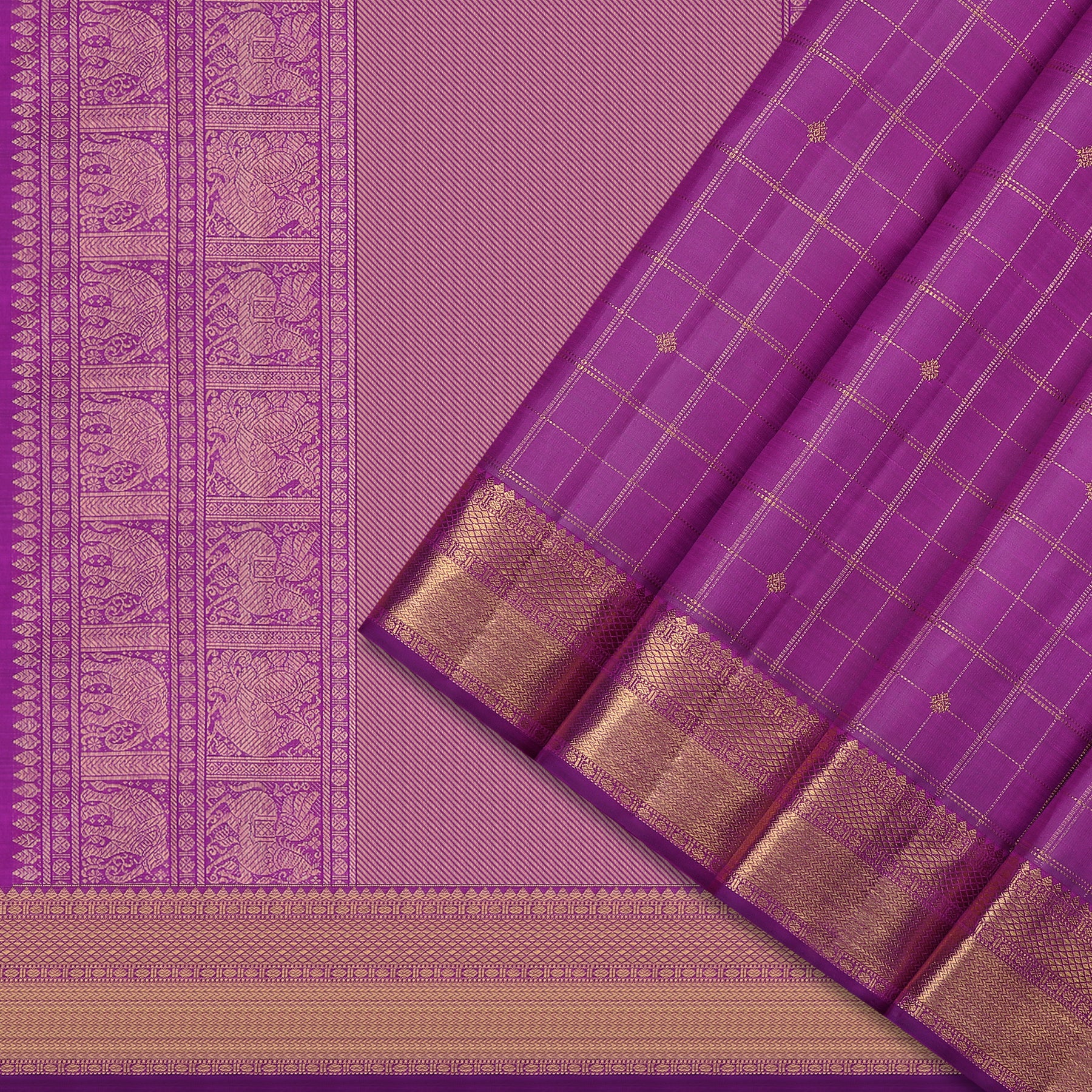 Kanakavalli Kanjivaram Silk Sari 24-615-HS001-06705 - Cover View