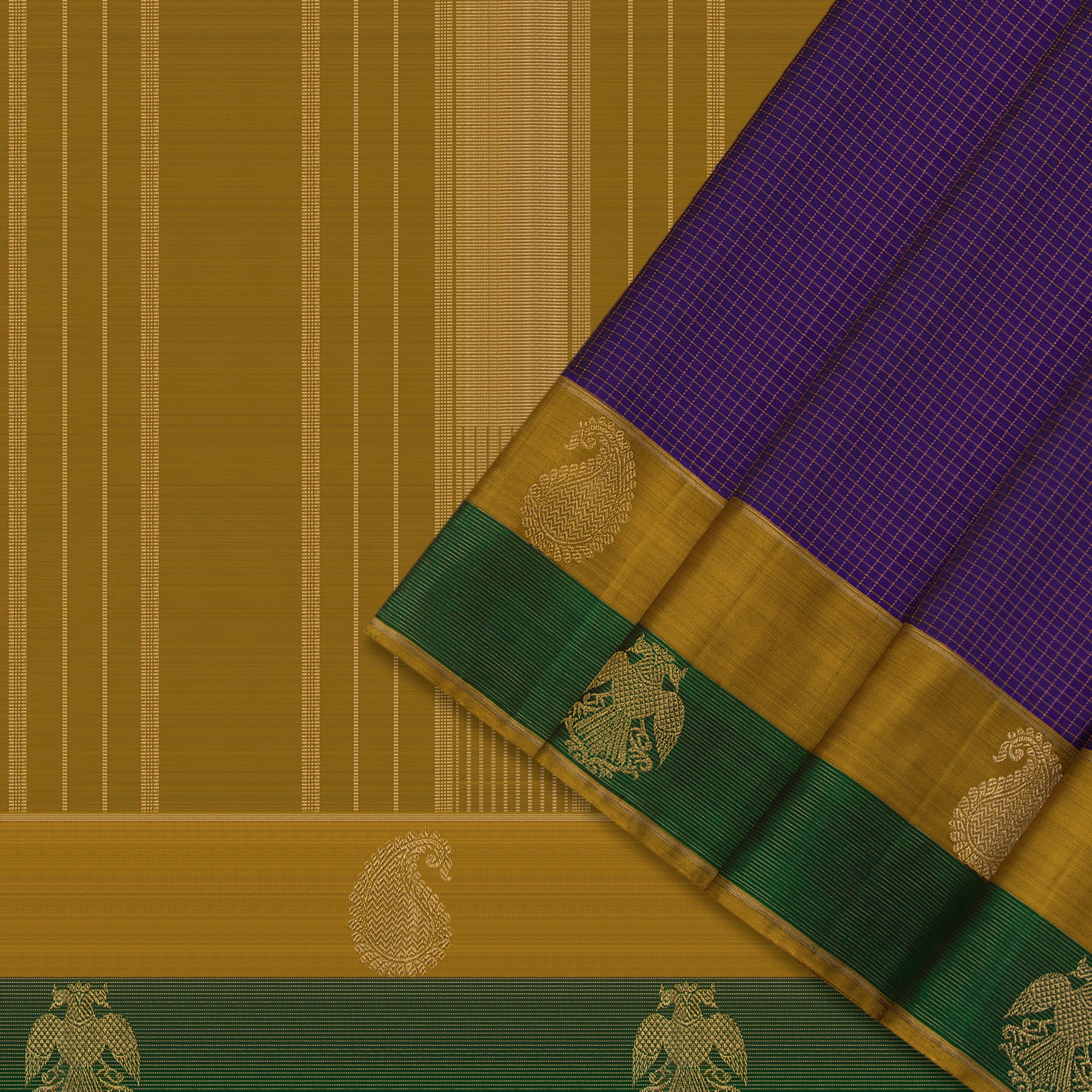 Kanakavalli Kanjivaram Silk Sari 24-615-HS001-06760 - Cover View