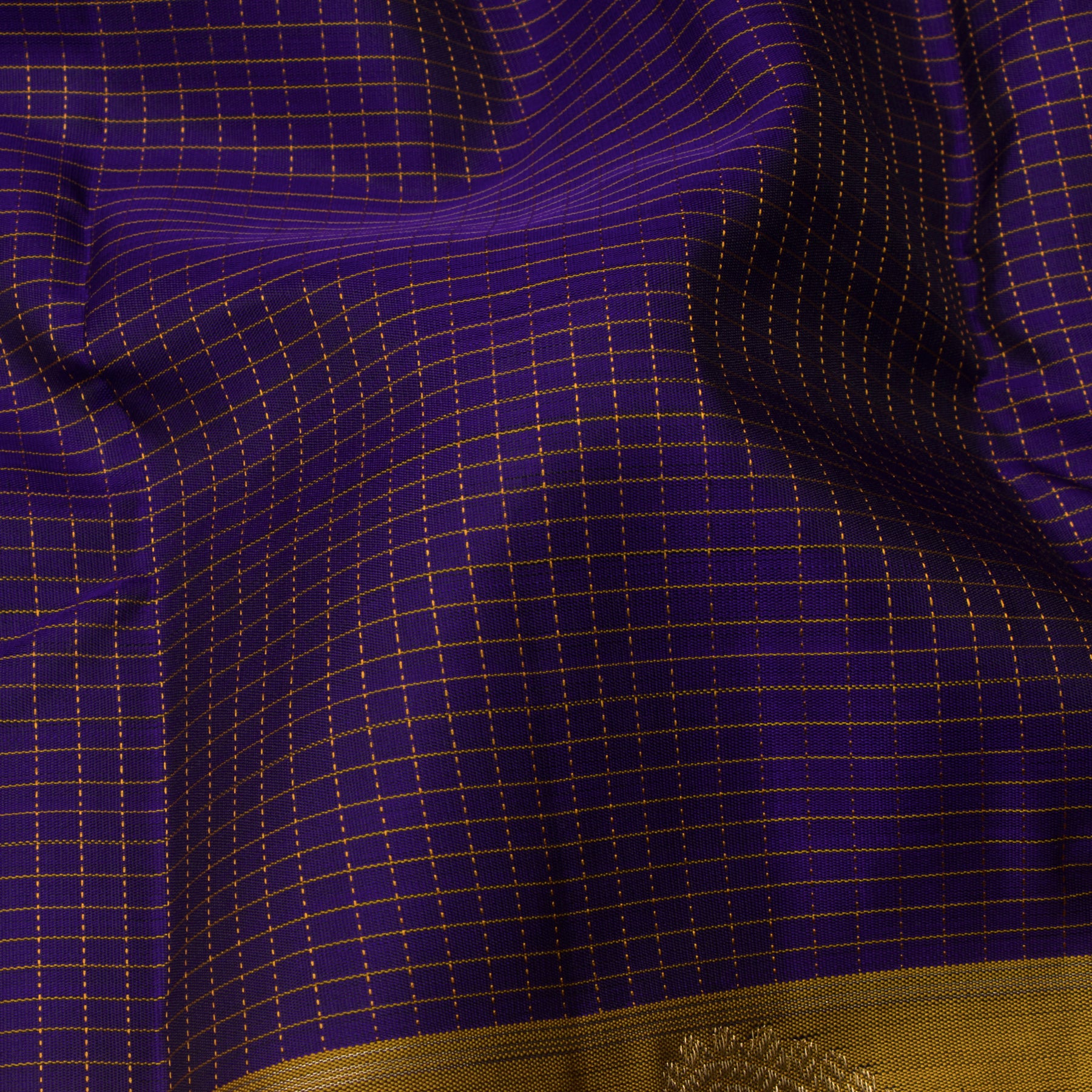 Kanakavalli Kanjivaram Silk Sari 24-615-HS001-06760 - Fabric View