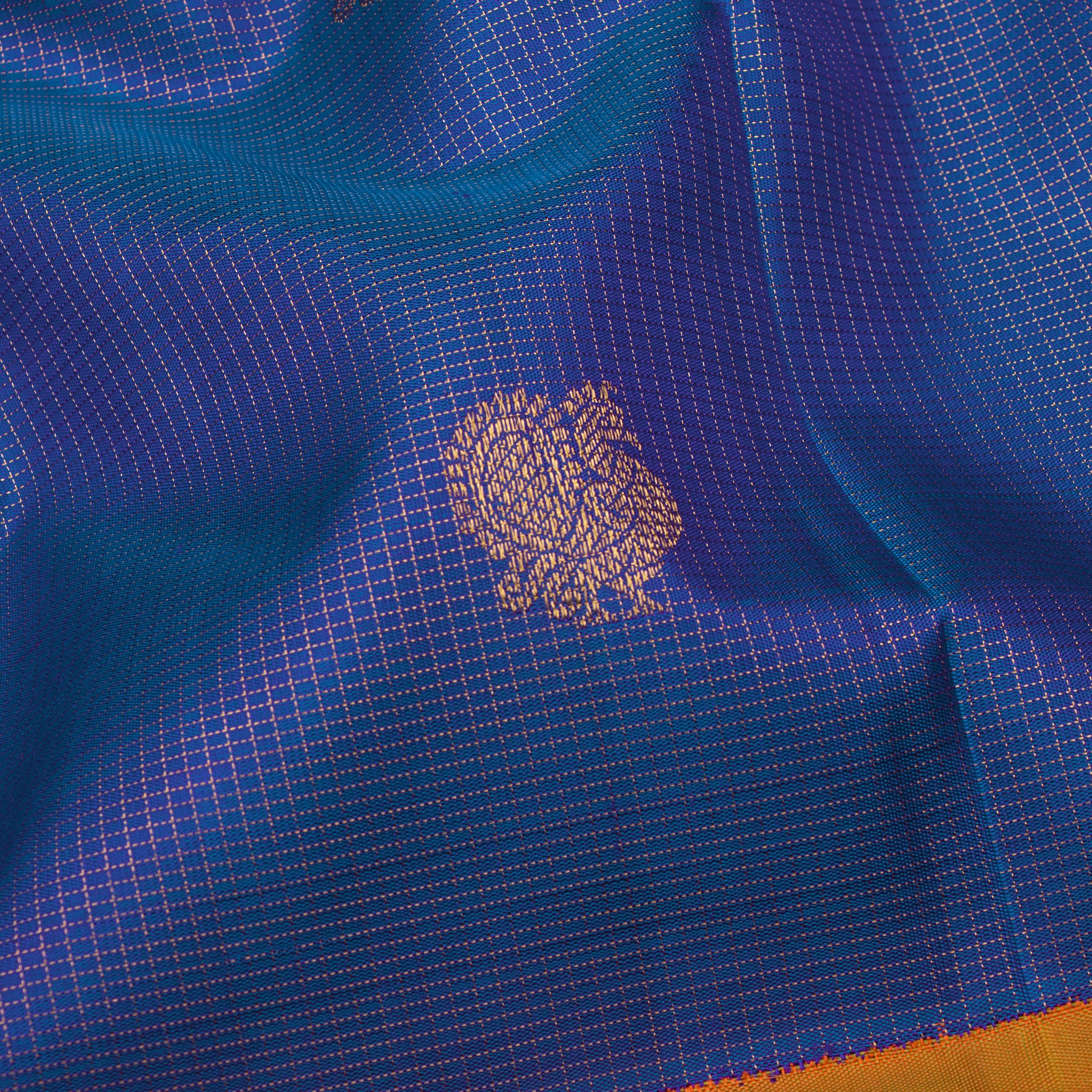 Kanakavalli Kanjivaram Silk Sari 24-615-HS001-07362 - Fabric View