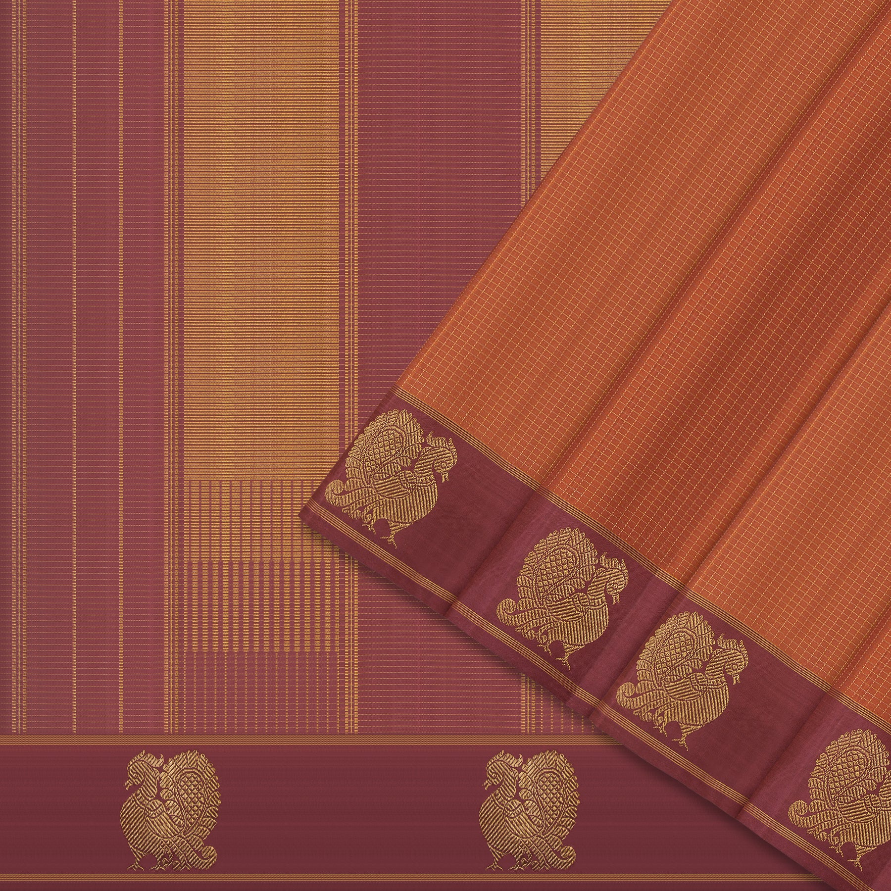 Kanakavalli Kanjivaram Silk Sari 24-615-HS001-07394 - Cover View