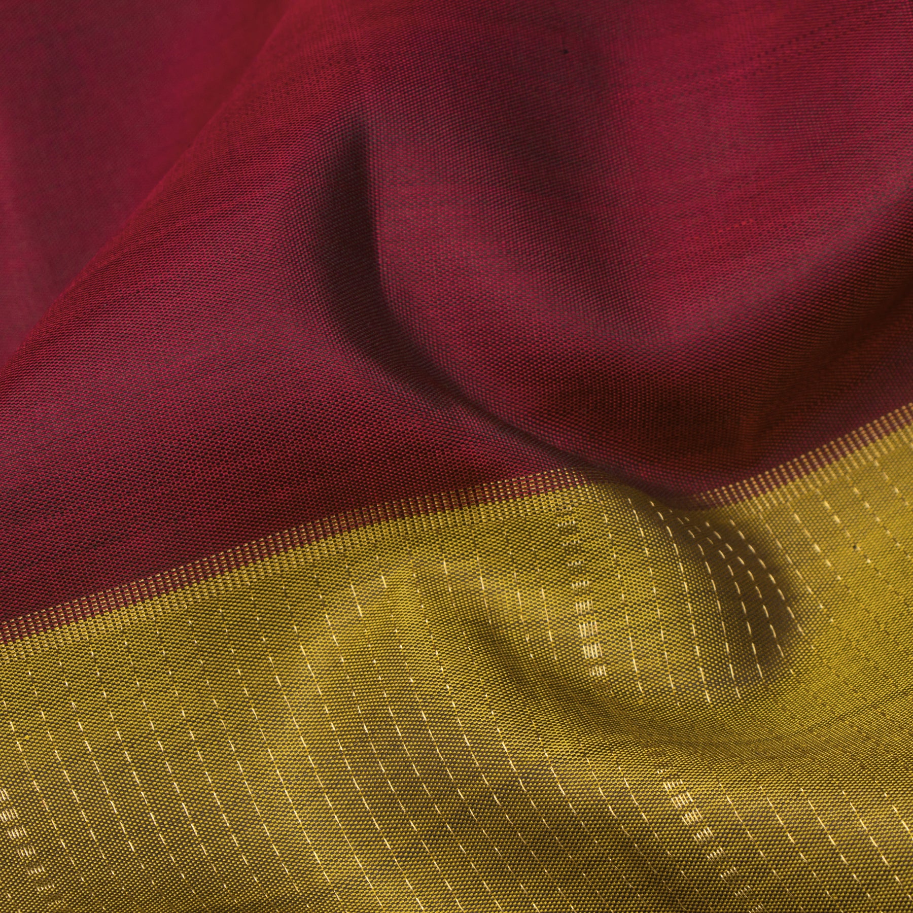 Kanakavalli Kanjivaram Silk Sari 24-615-HS001-08348 - Fabric View