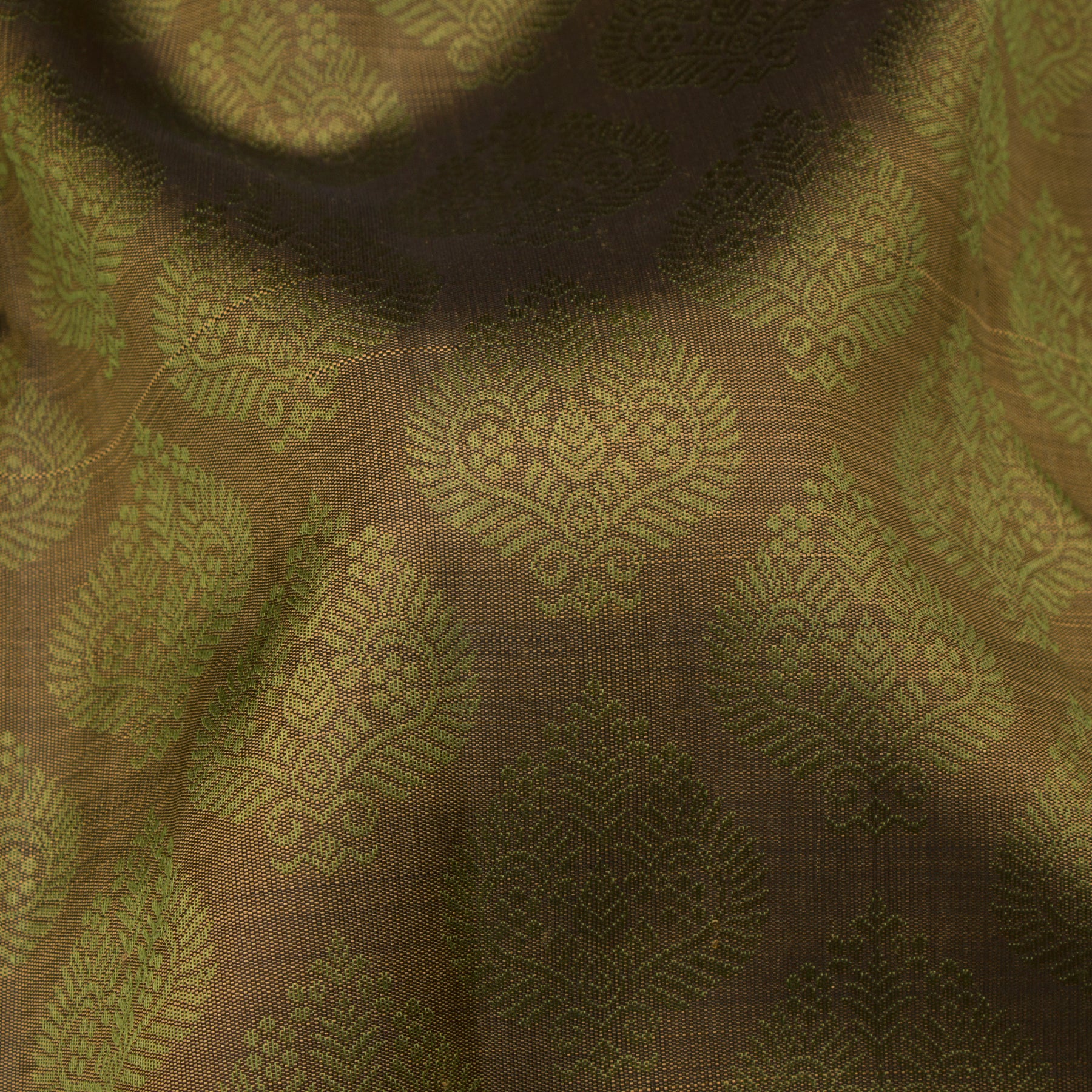 Kanakavalli Kanjivaram Silk Sari 24-615-HS001-08366 - Fabric View