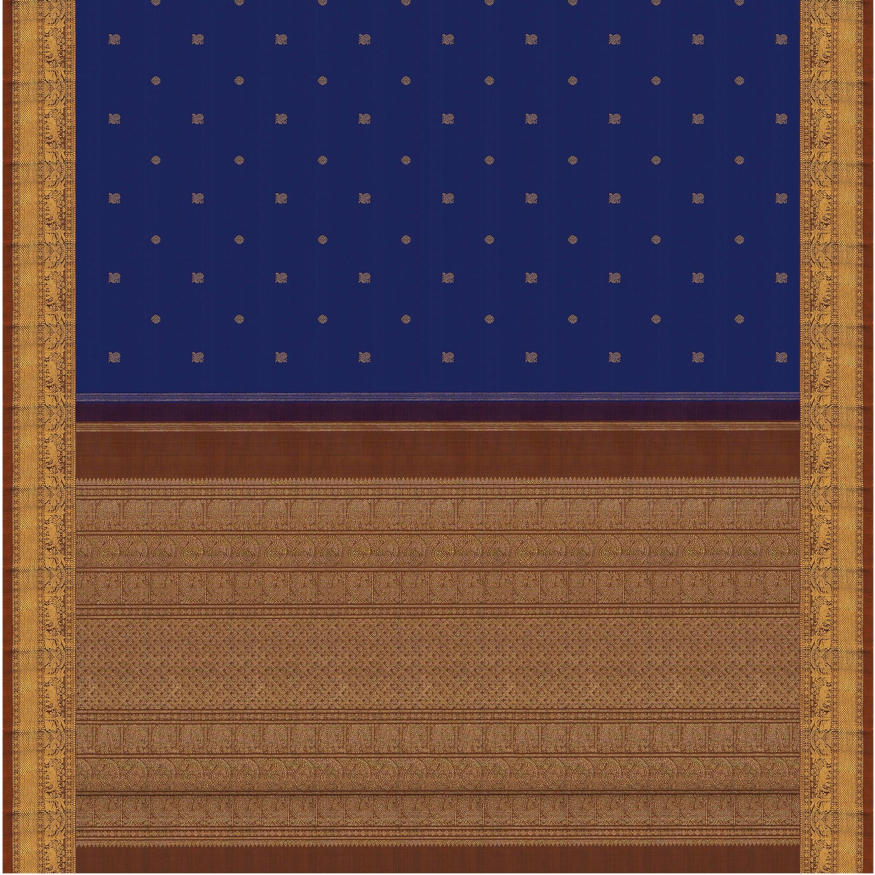 Kanakavalli Kanjivaram Silk Sari 24-615-HS001-08380 - Full View