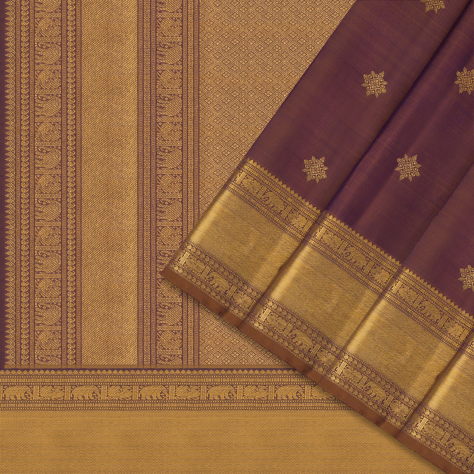 Kanakavalli Kanjivaram Silk Sari 24-615-HS001-08668 - Cover View