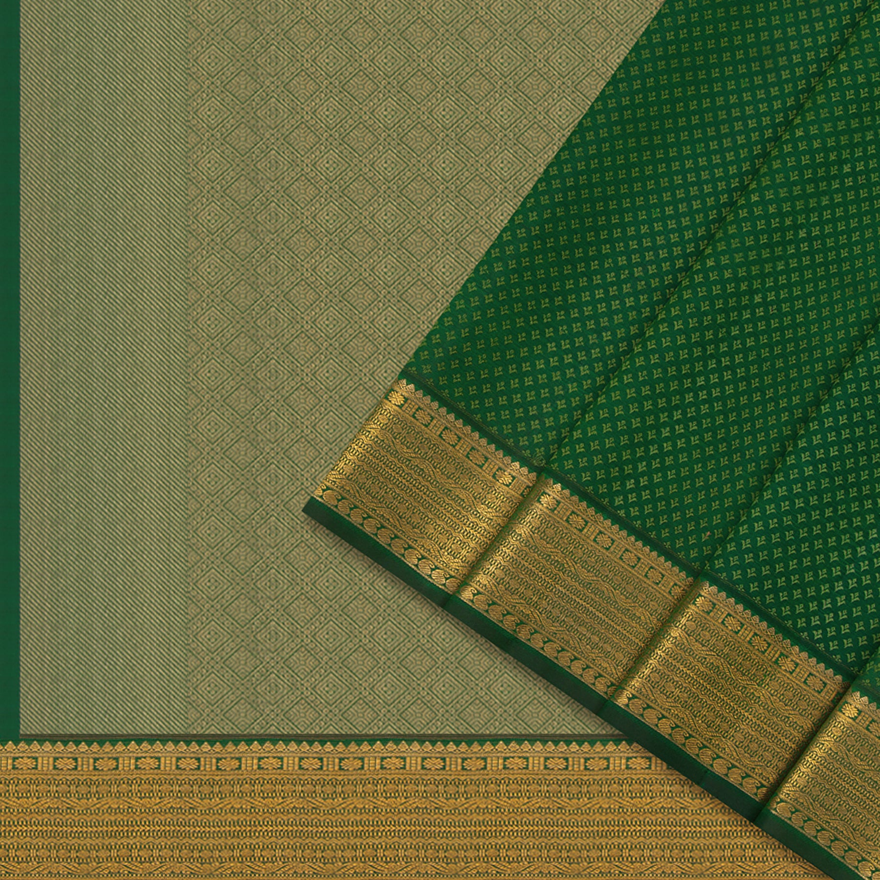 Kanakavalli Kanjivaram Silk Sari 24-615-HS001-08694 - Cover View