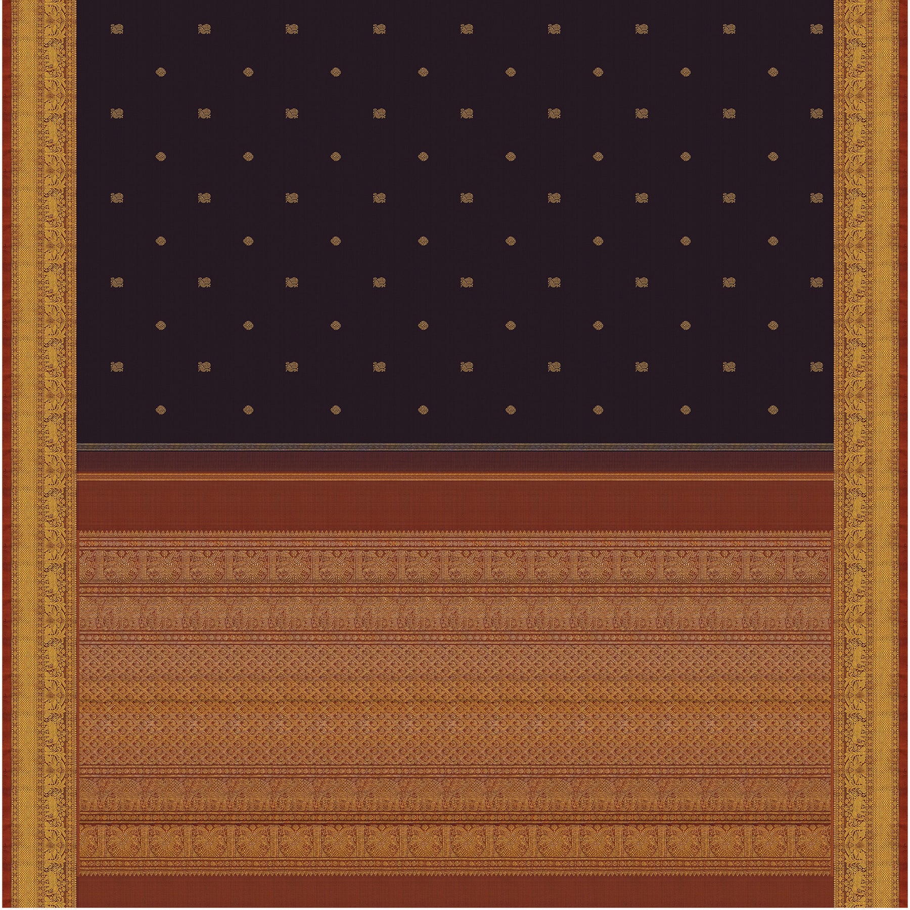 Kanakavalli Kanjivaram Silk Sari 24-615-HS001-08715 - Full View