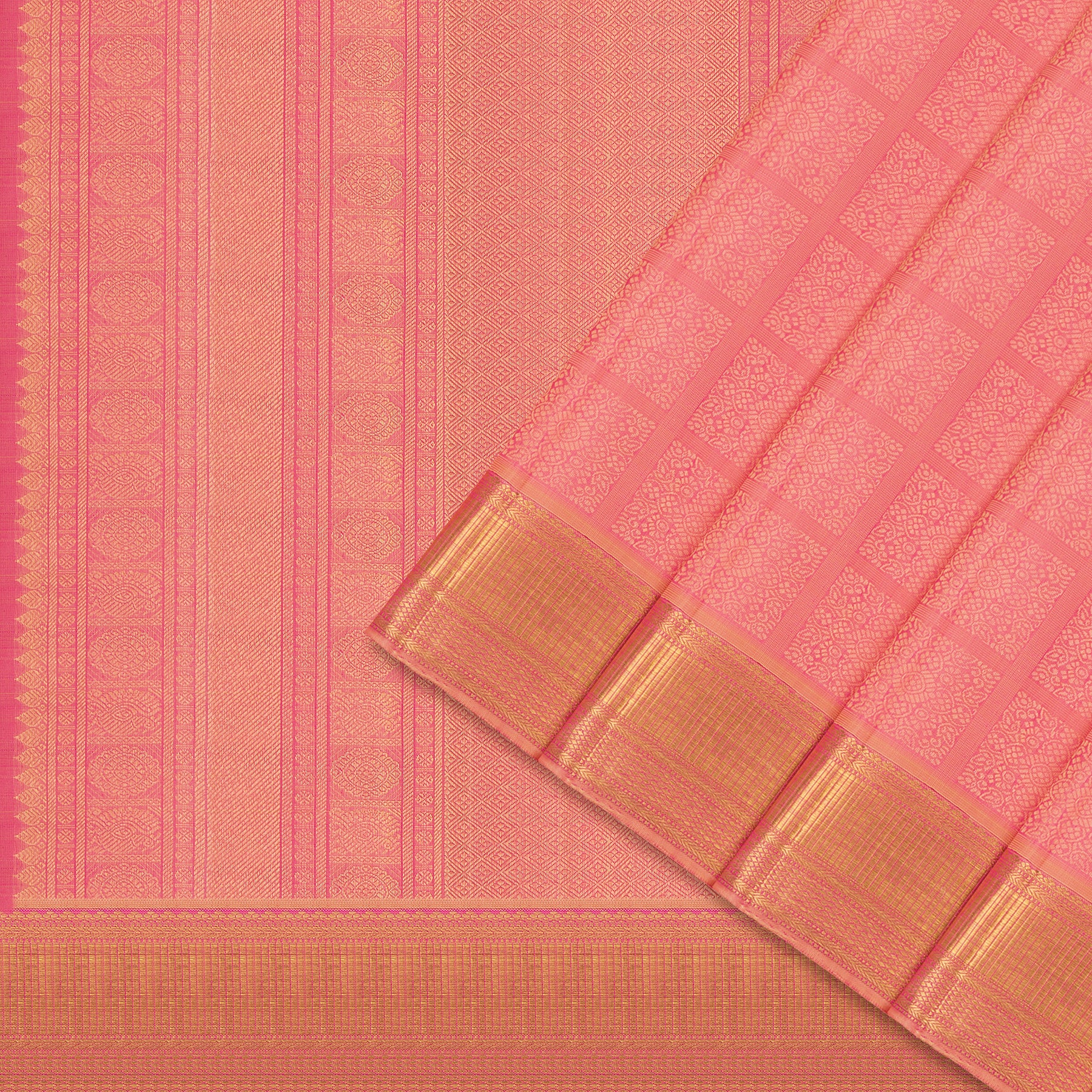 Kanakavalli Kanjivaram Silk Sari 24-615-HS001-10152 - Cover View