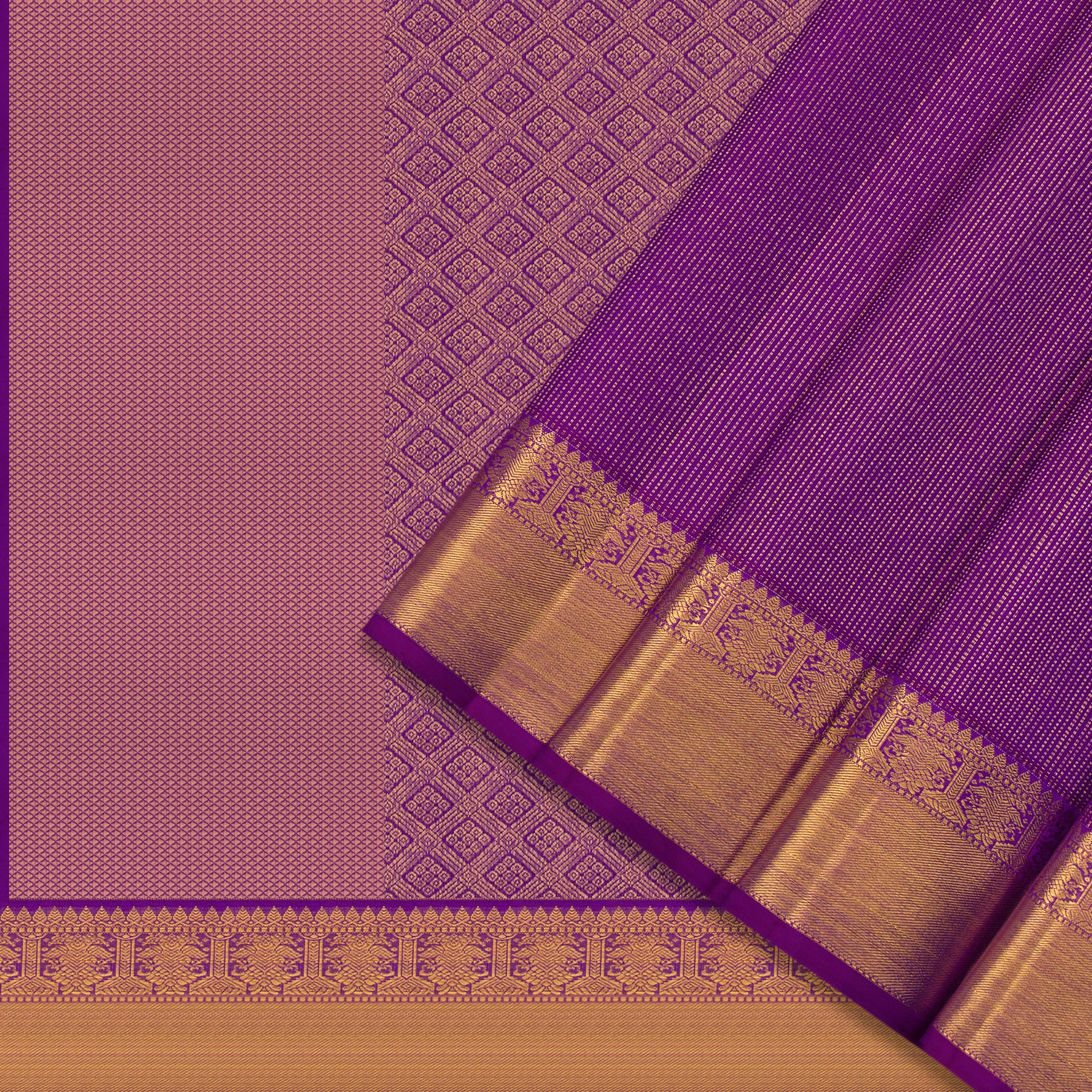 Kanakavalli Kanjivaram Silk Sari 24-615-HS001-10169 - Cover View