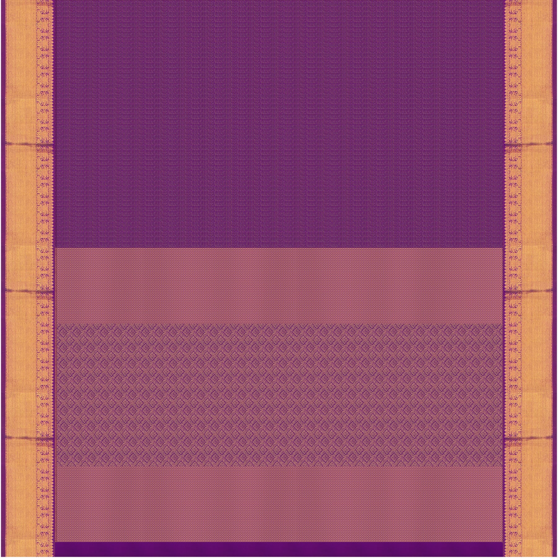 Kanakavalli Kanjivaram Silk Sari 24-615-HS001-10169 - Full View