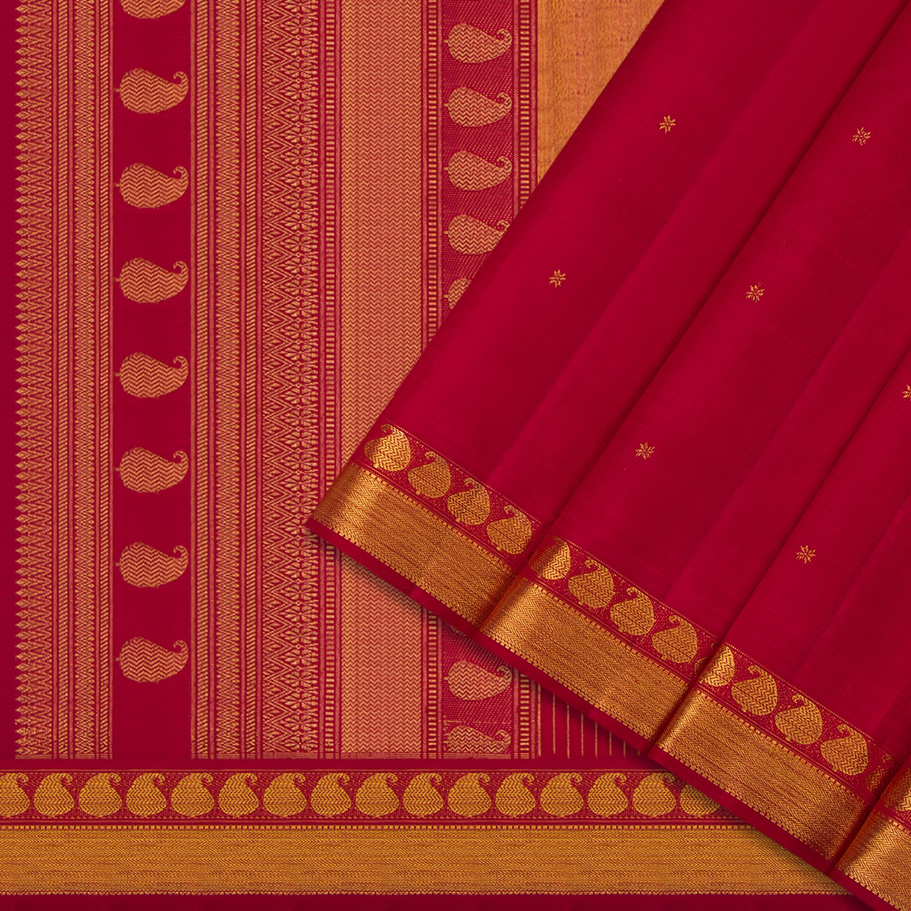 Kanakavalli Kanjivaram Silk Sari 24-615-HS001-10178 - Cover View