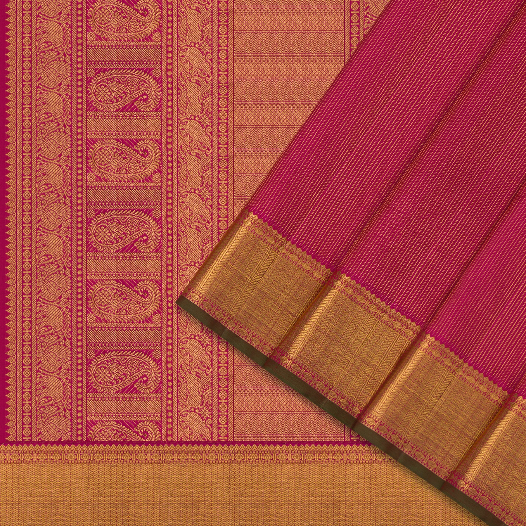 Kanakavalli Kanjivaram Silk Sari 24-615-HS001-10200 - Cover View