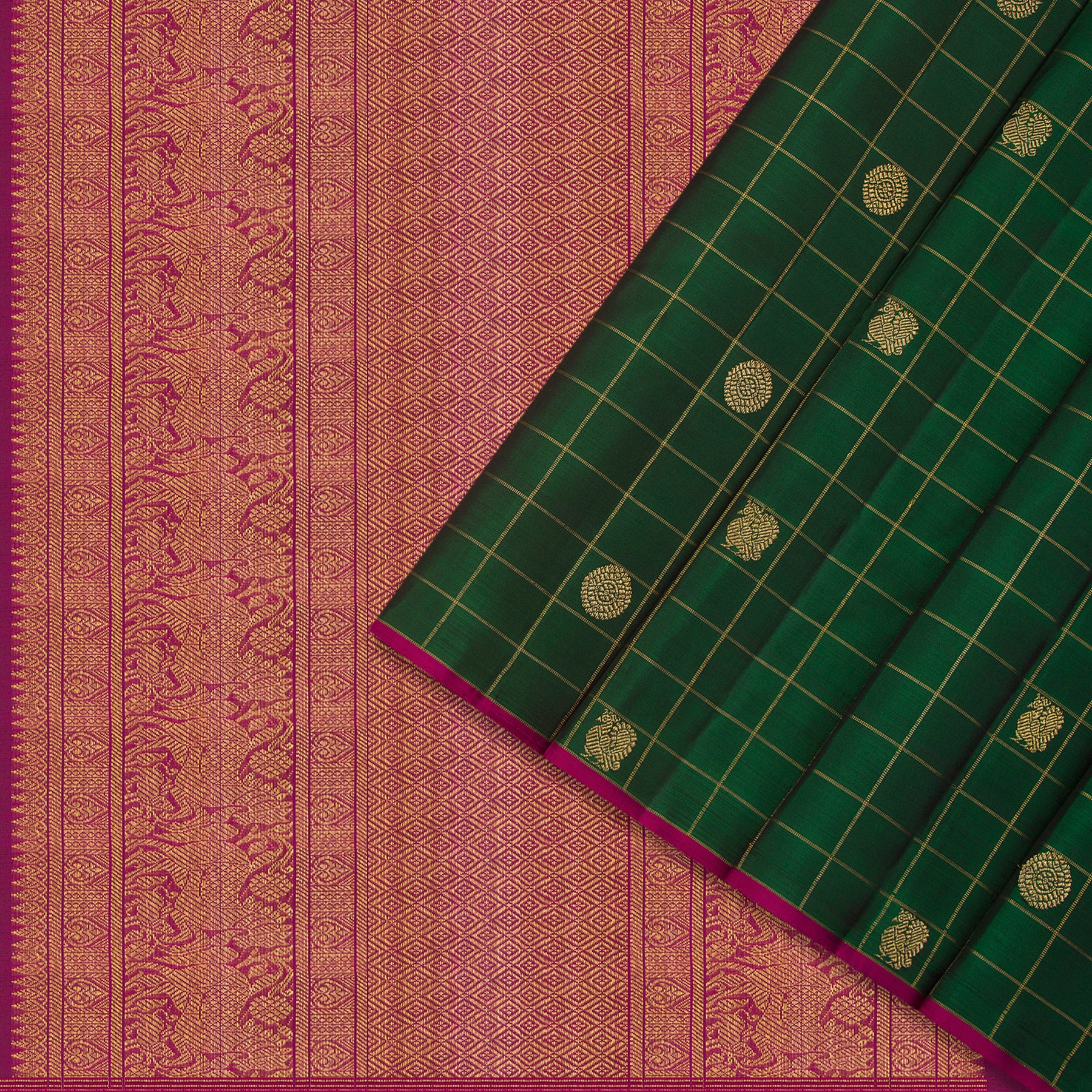 Kanakavalli Kanjivaram Silk Sari 24-615-HS001-10870 - Cover View