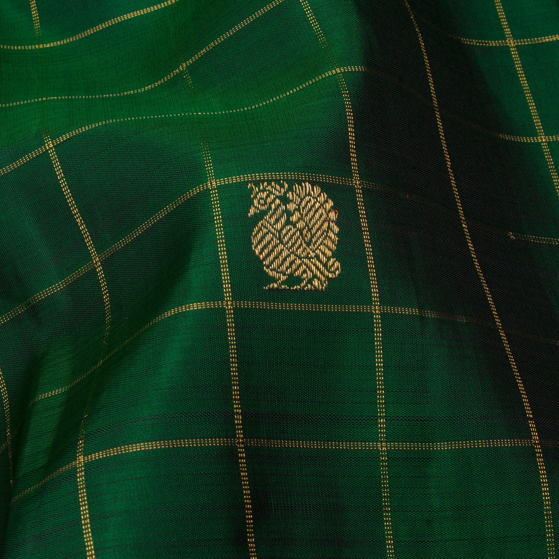 Kanakavalli Kanjivaram Silk Sari 24-615-HS001-10870 - Fabric View