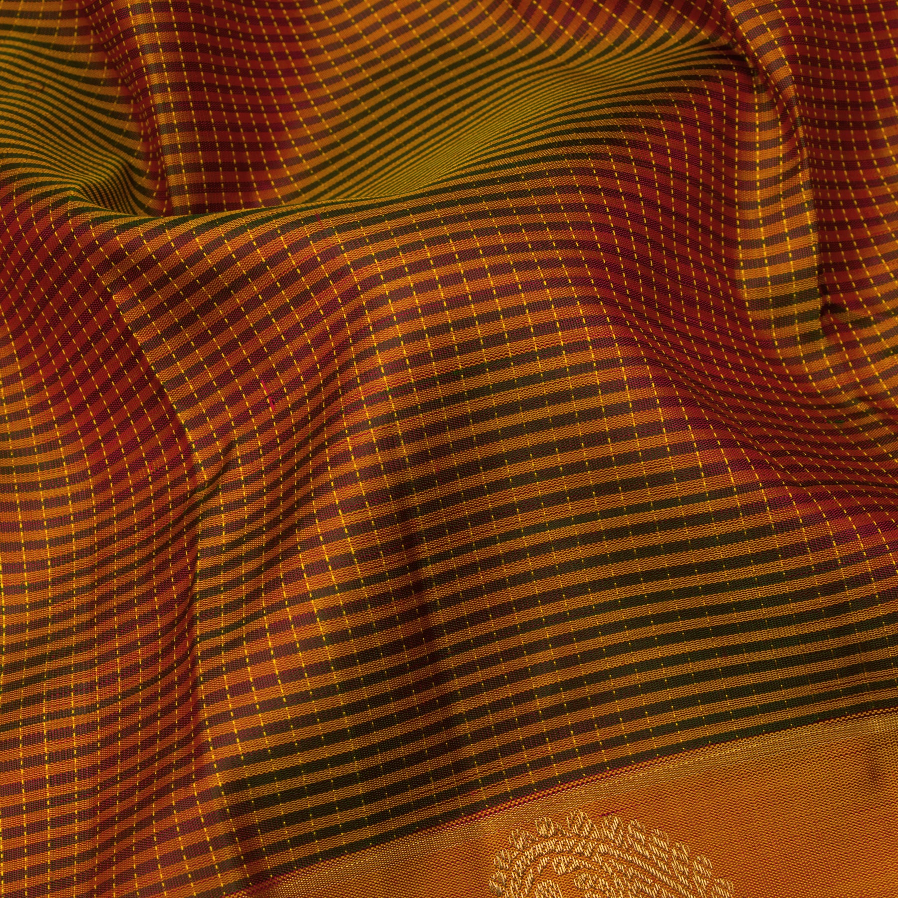 Kanakavalli Kanjivaram Silk Sari 24-615-HS001-10871 - Fabric View