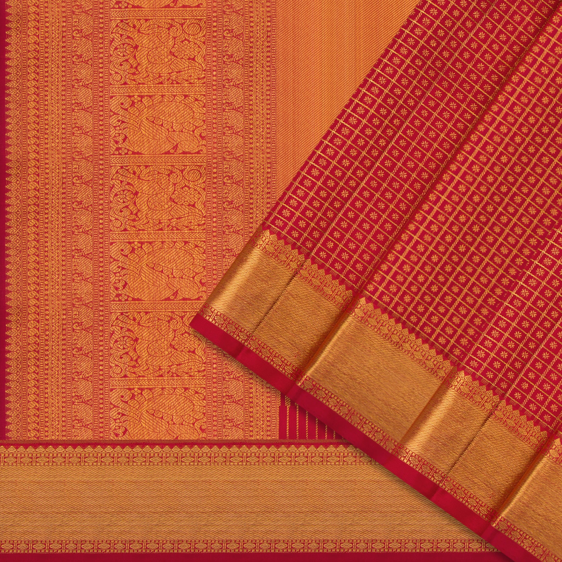 Kanakavalli Kanjivaram Silk Sari 24-615-HS001-10875 - Cover View