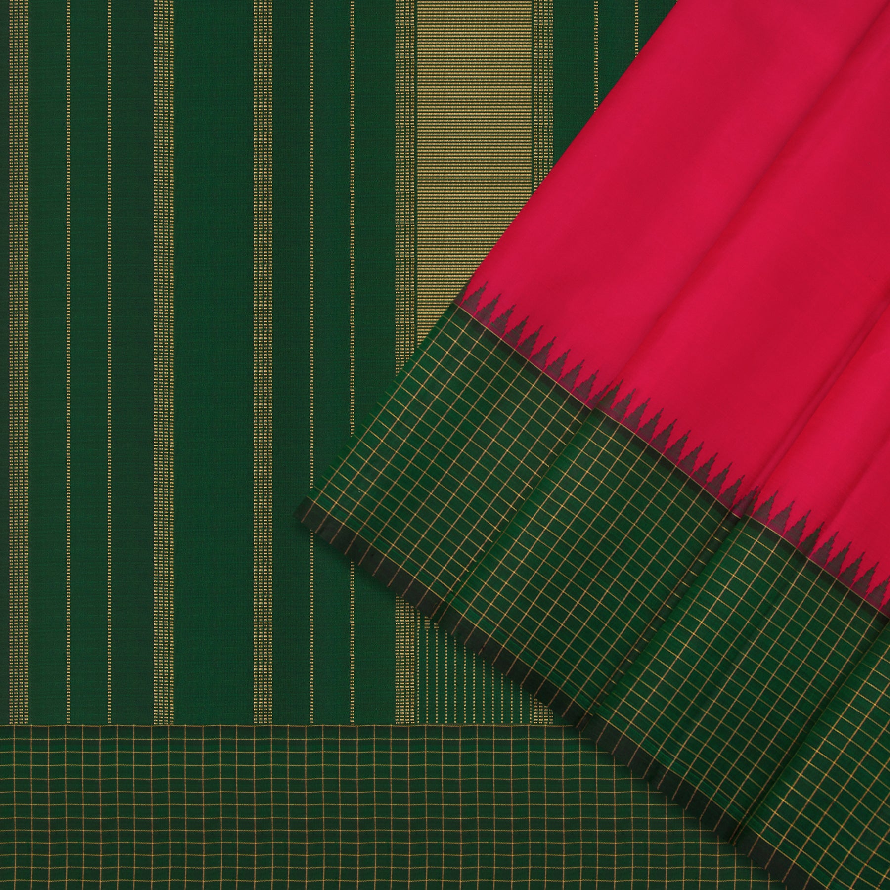 Kanakavalli Kanjivaram Silk Sari 24-615-HS001-10904 - Cover View