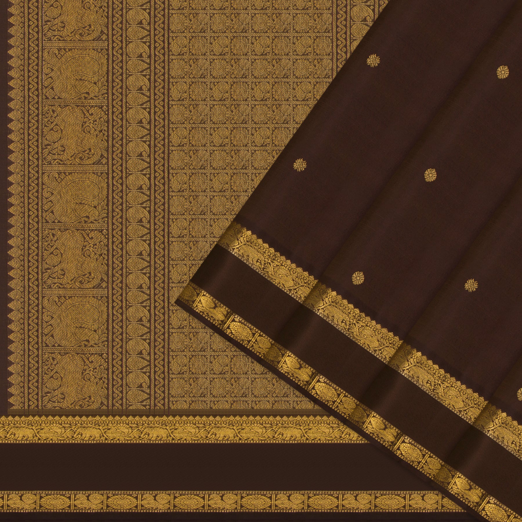 Kanakavalli Kanjivaram Silk Sari 24-615-HS001-11789 - Cover View