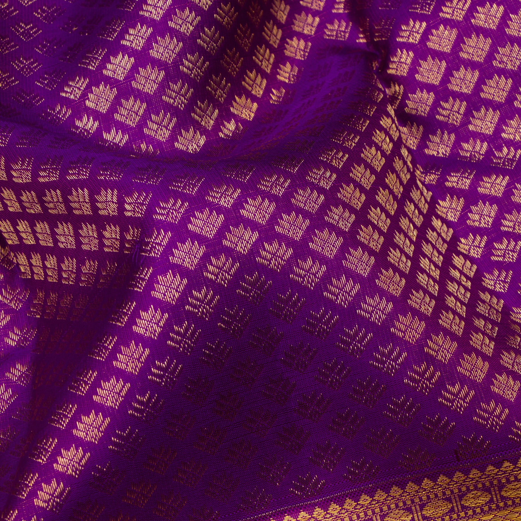 Kanakavalli Kanjivaram Silk Sari 24-615-HS001-11794 - Fabric View