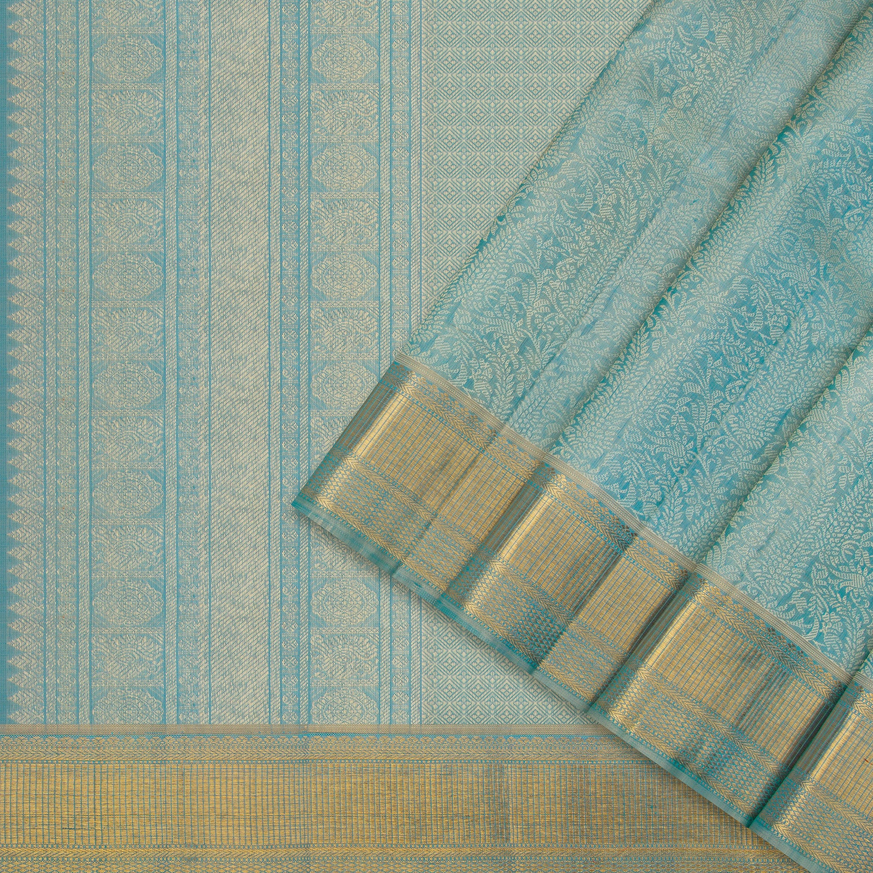 Kanakavalli Kanjivaram Silk Sari 24-615-HS001-11801 - Cover View