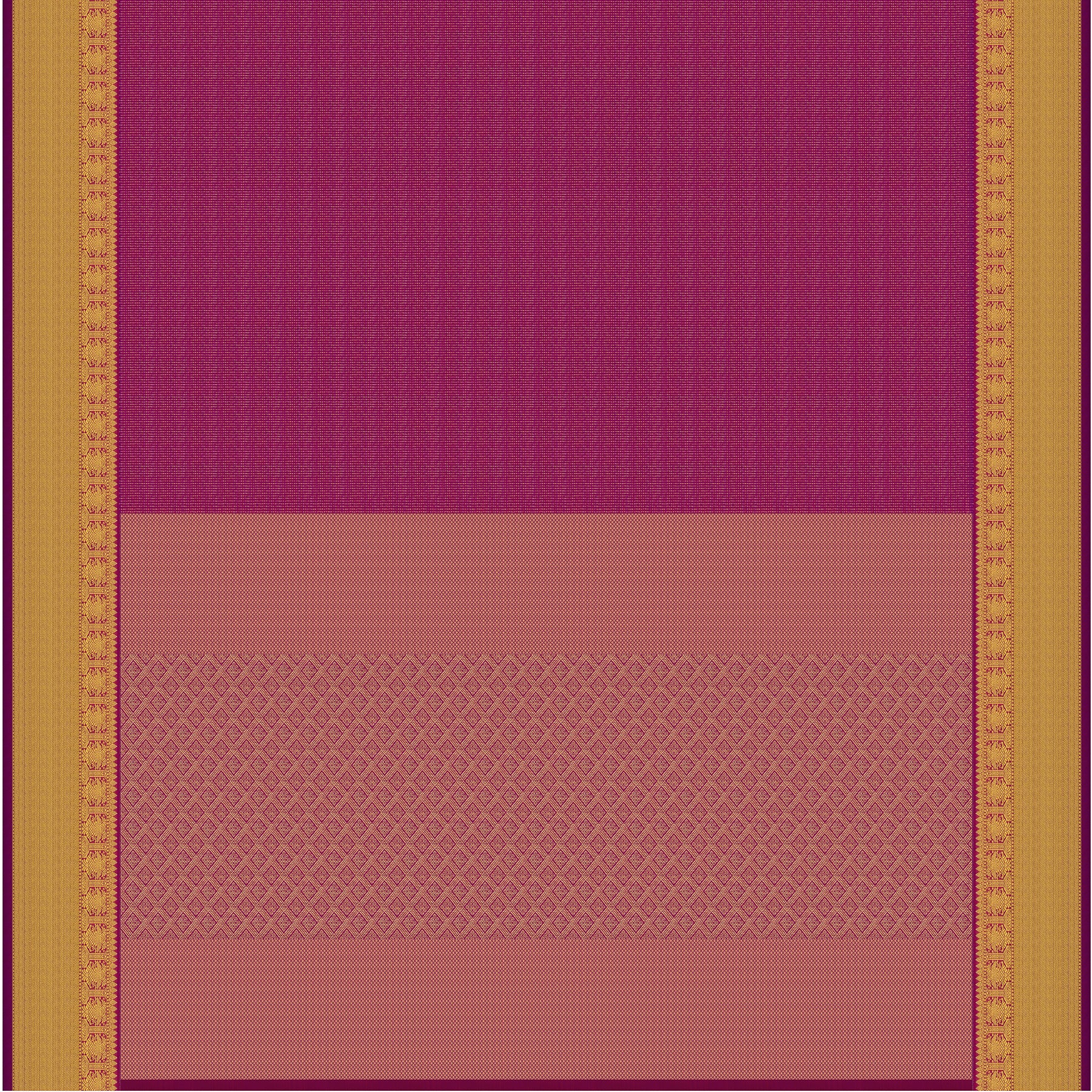 Kanakavalli Kanjivaram Silk Sari 24-615-HS001-11812 - Full View
