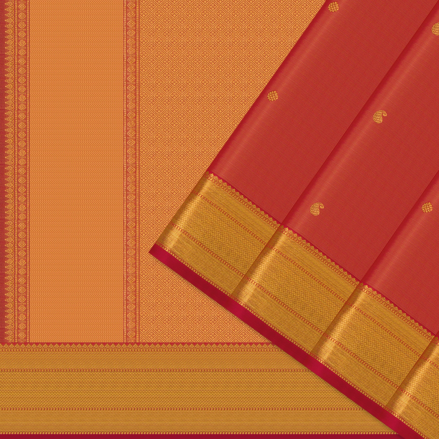 Kanakavalli Kanjivaram Silk Sari 24-615-HS001-11818 - Cover View