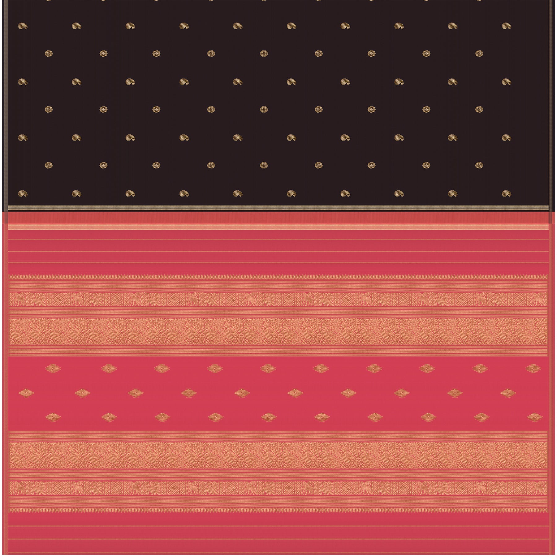 Kanakavalli Kanjivaram Silk Sari 24-615-HS001-11839 - Full View