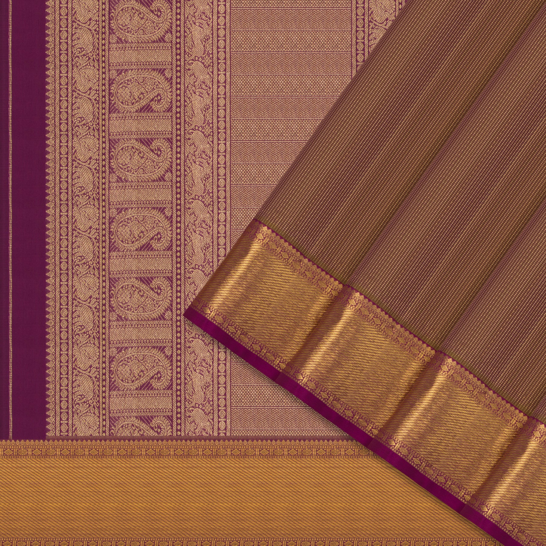 Kanakavalli Kanjivaram Silk Sari 24-615-HS001-11863 - Cover View
