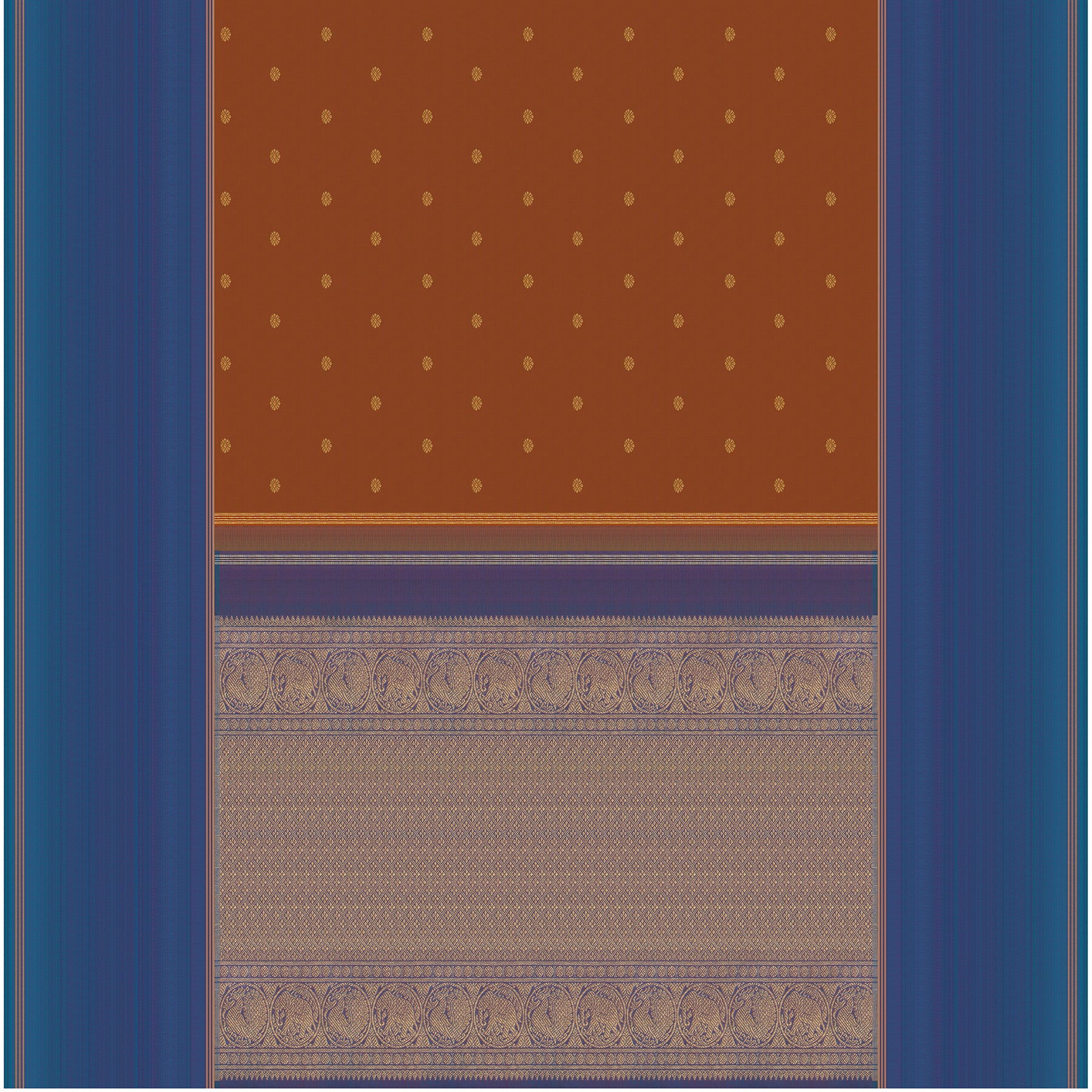 Kanakavalli Kanjivaram Silk Sari 24-615-HS001-11874 - Full View