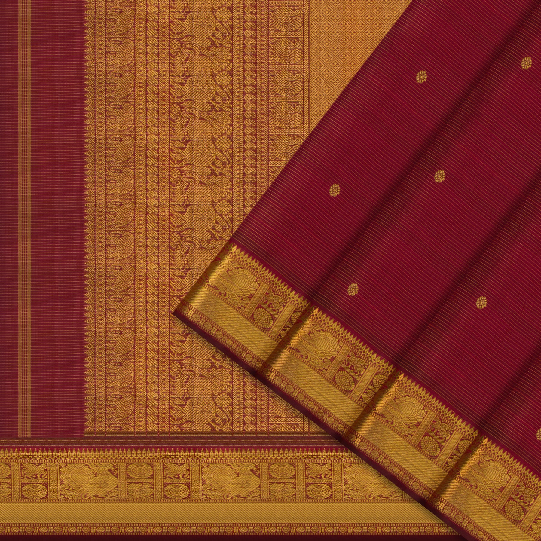 Kanakavalli Kanjivaram Silk Sari 24-615-HS001-11892 - Cover View