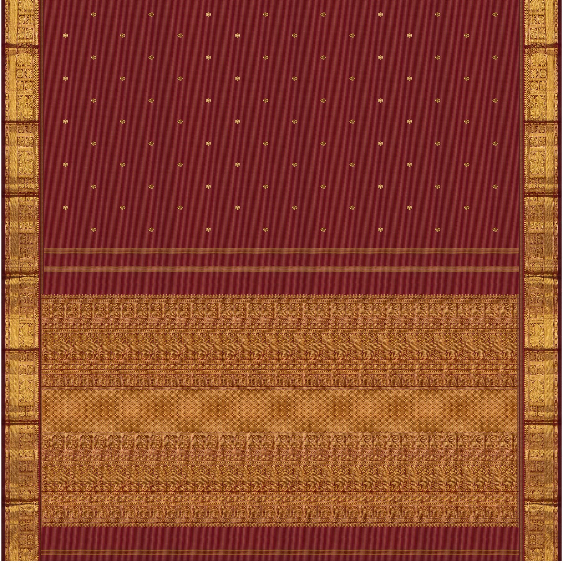 Kanakavalli Kanjivaram Silk Sari 24-615-HS001-11892 - Full View