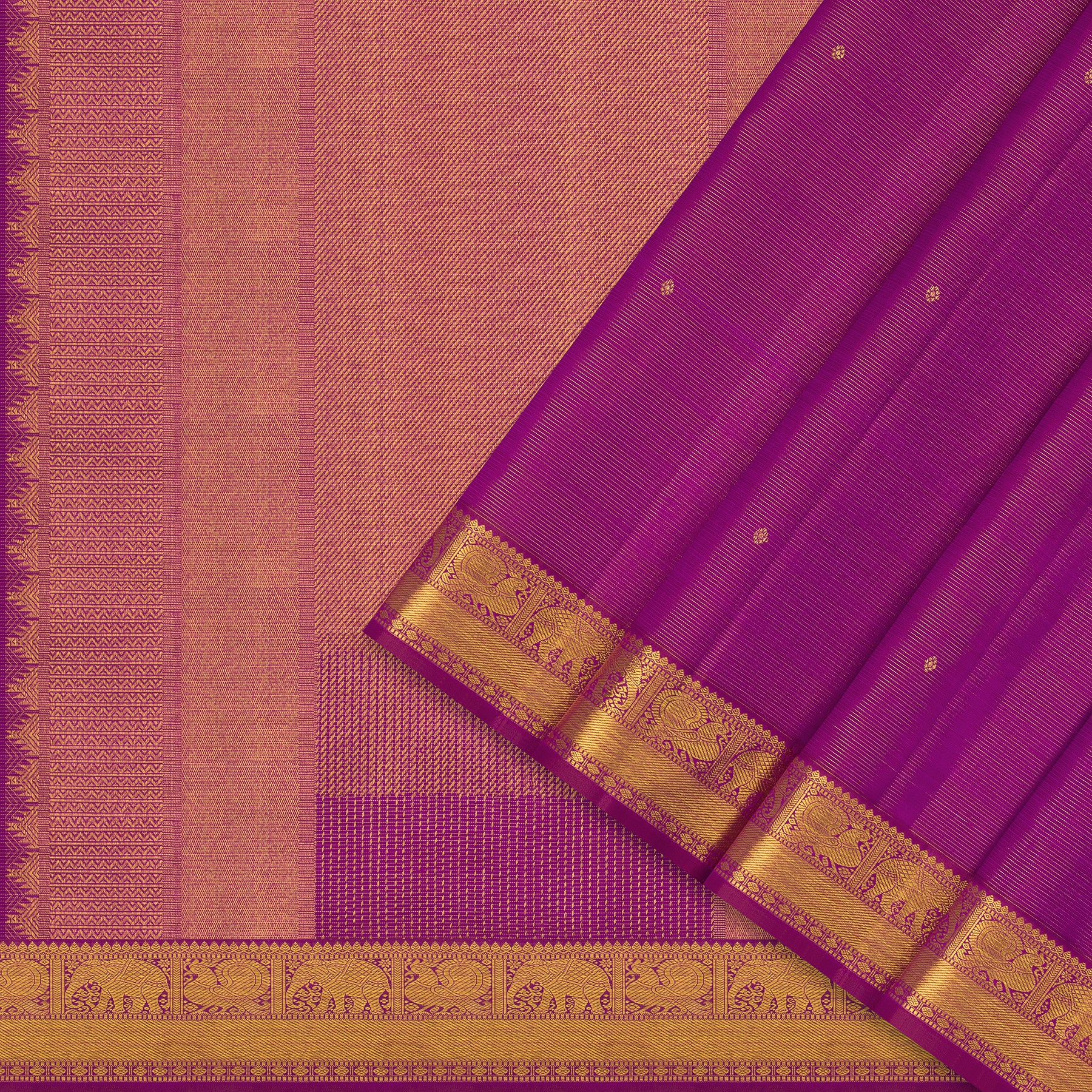 Kanakavalli Kanjivaram Silk Sari 24-615-HS001-11908 - Cover View