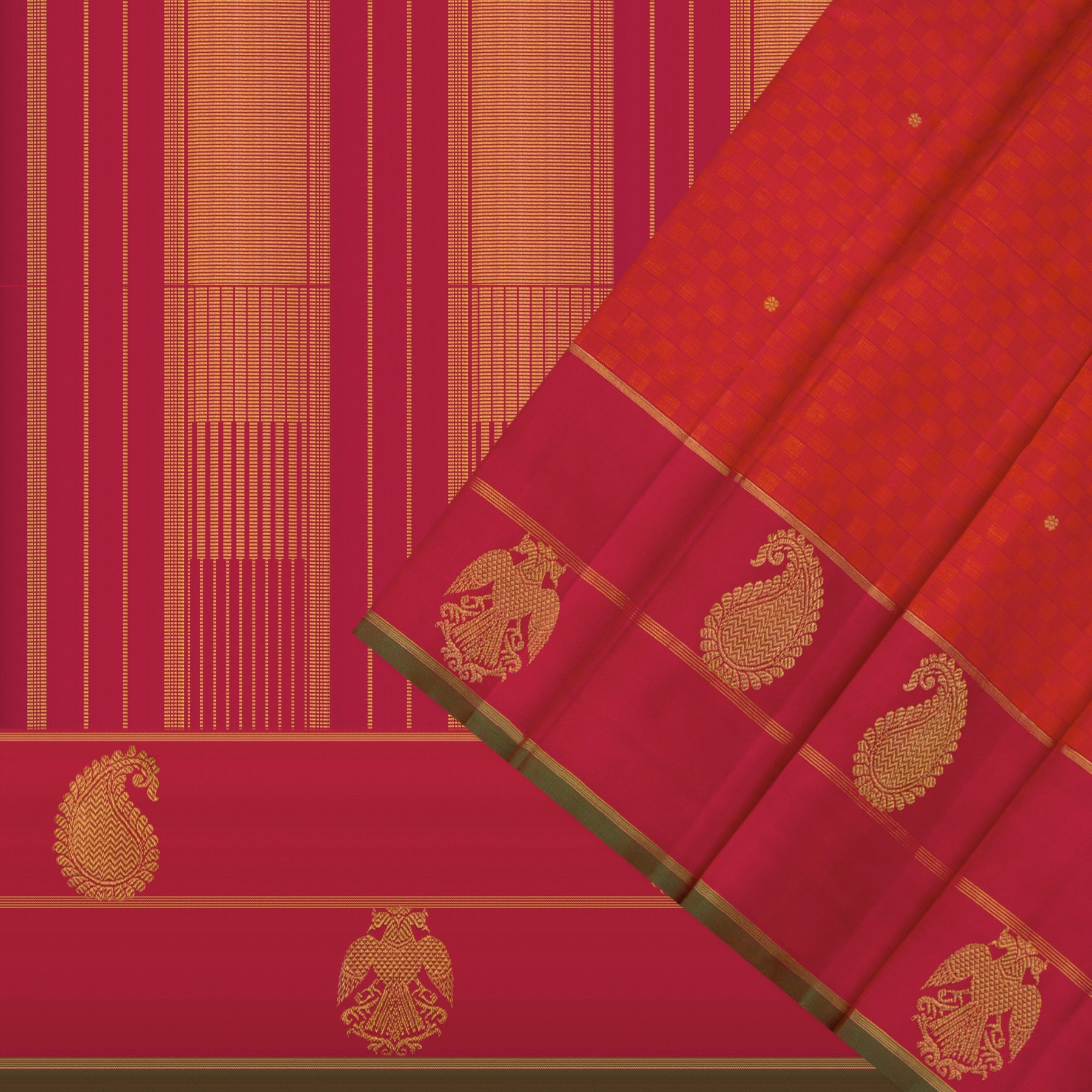 Kanakavalli Kanjivaram Silk Sari 24-615-HS001-12605 - Cover View