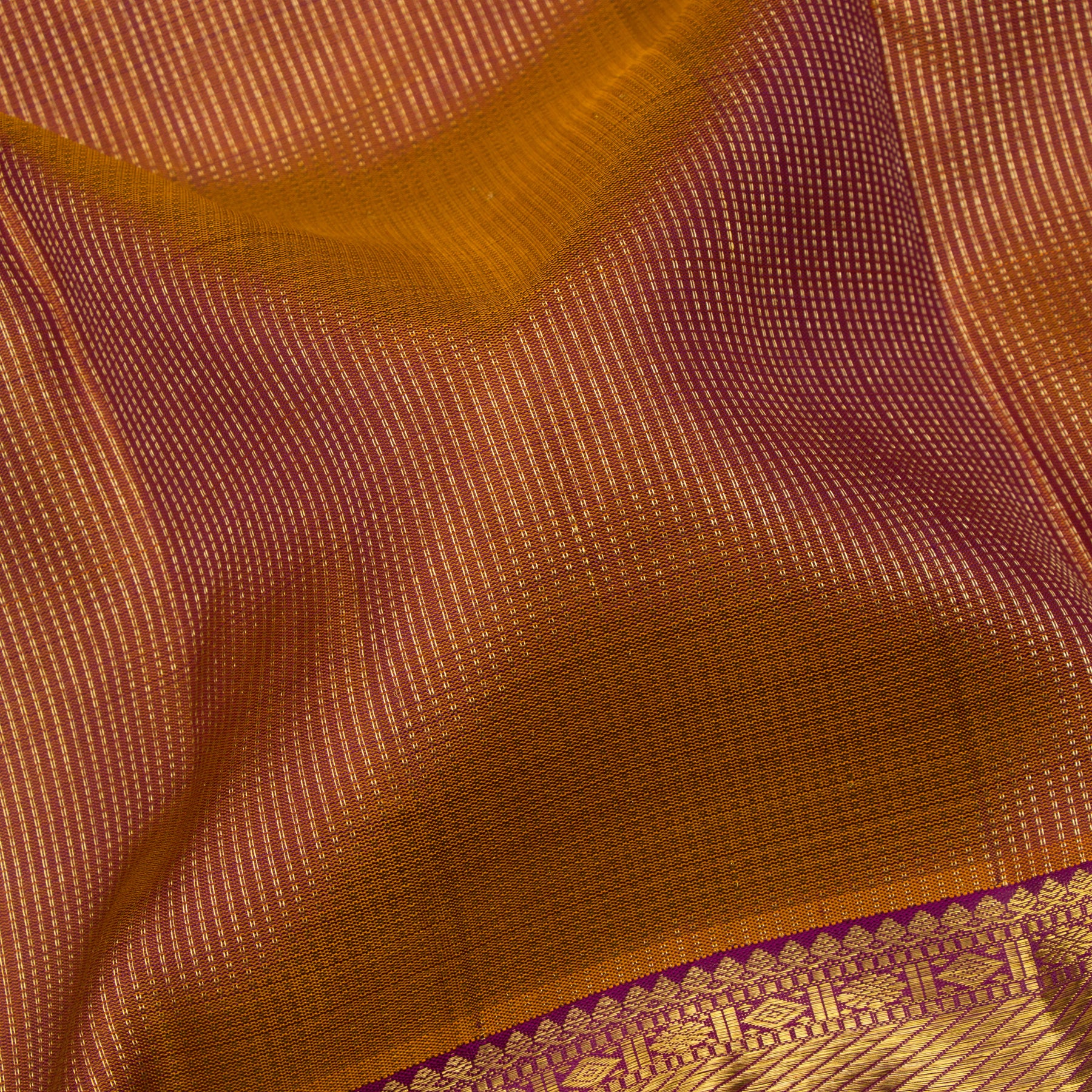 Kanakavalli Kanjivaram Silk Sari 24-615-HS001-12648 - Fabric View