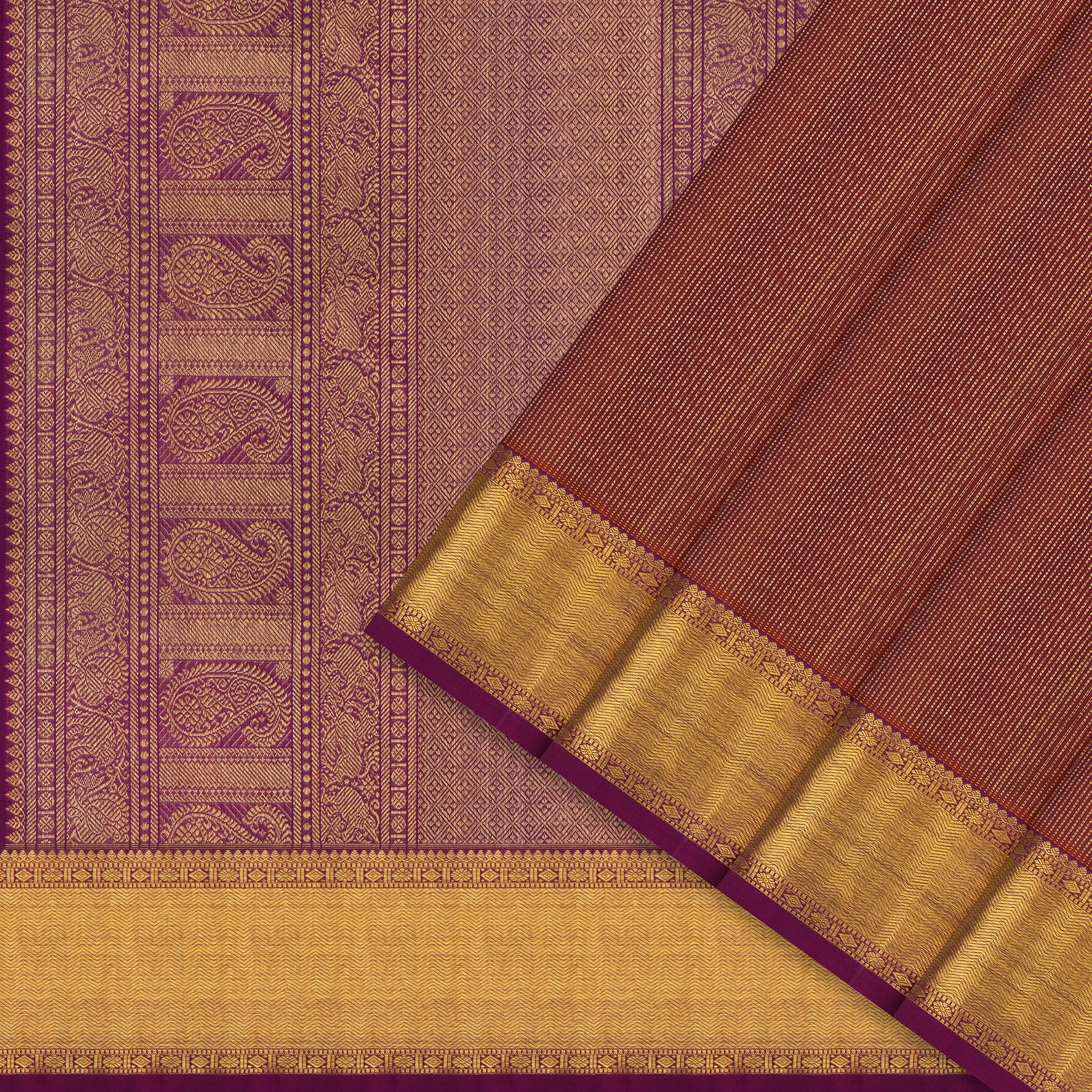 Kanakavalli Kanjivaram Silk Sari 24-615-HS001-12649 - Cover View