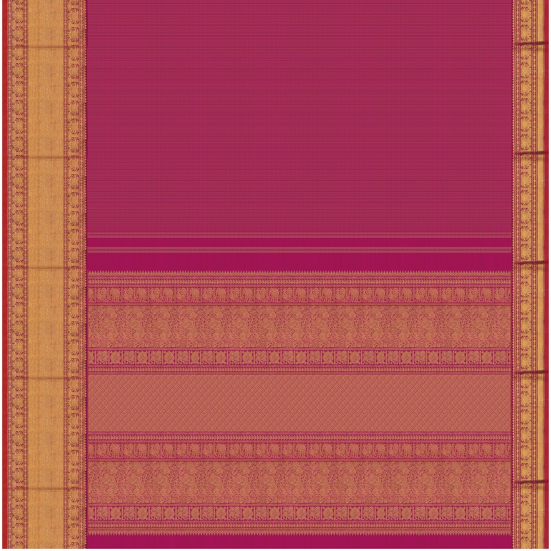 Kanakavalli Kanjivaram Silk Sari 24-615-HS001-12657 - Full View