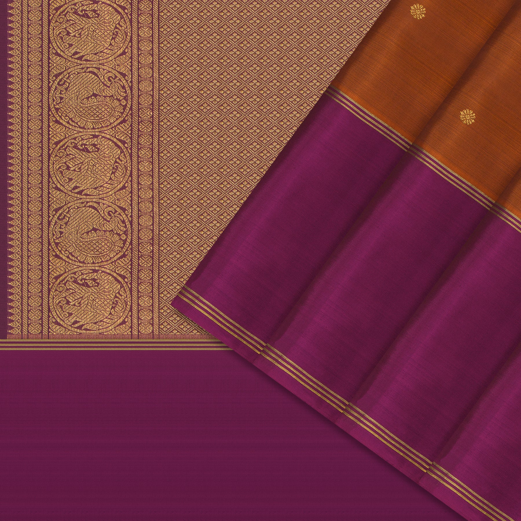 Kanakavalli Kanjivaram Silk Sari 24-615-HS001-12661 - Cover View