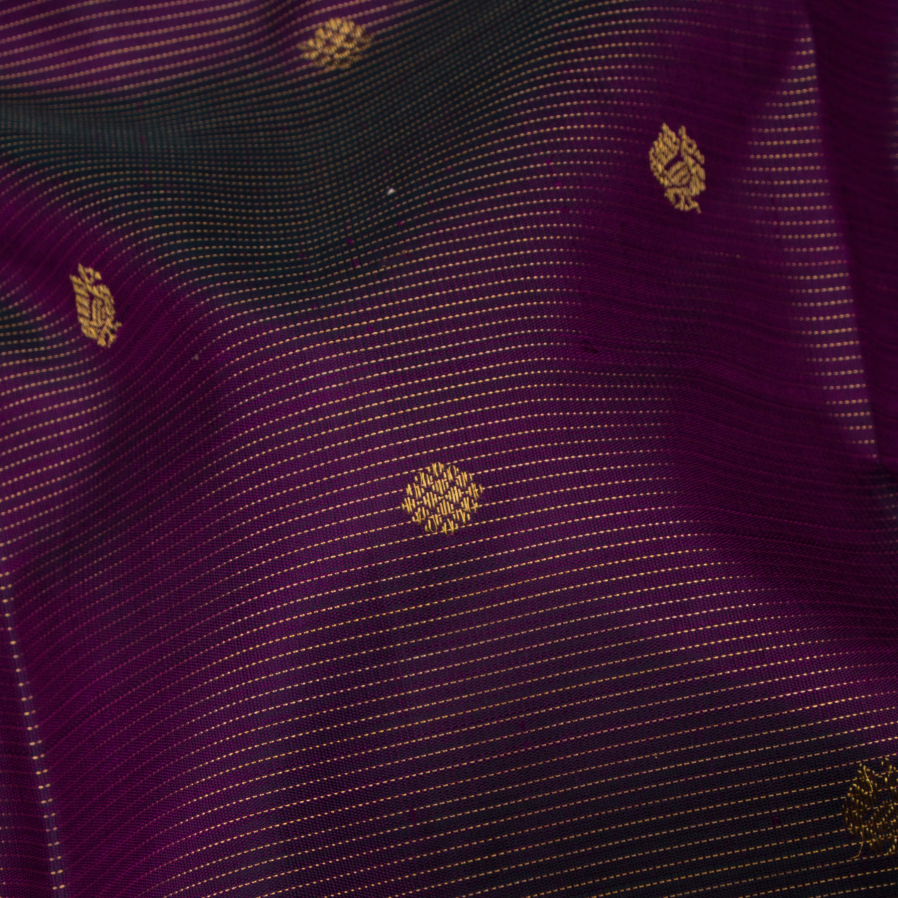 Kanakavalli Kanjivaram Silk Sari 24-615-HS001-12673 - Fabric View