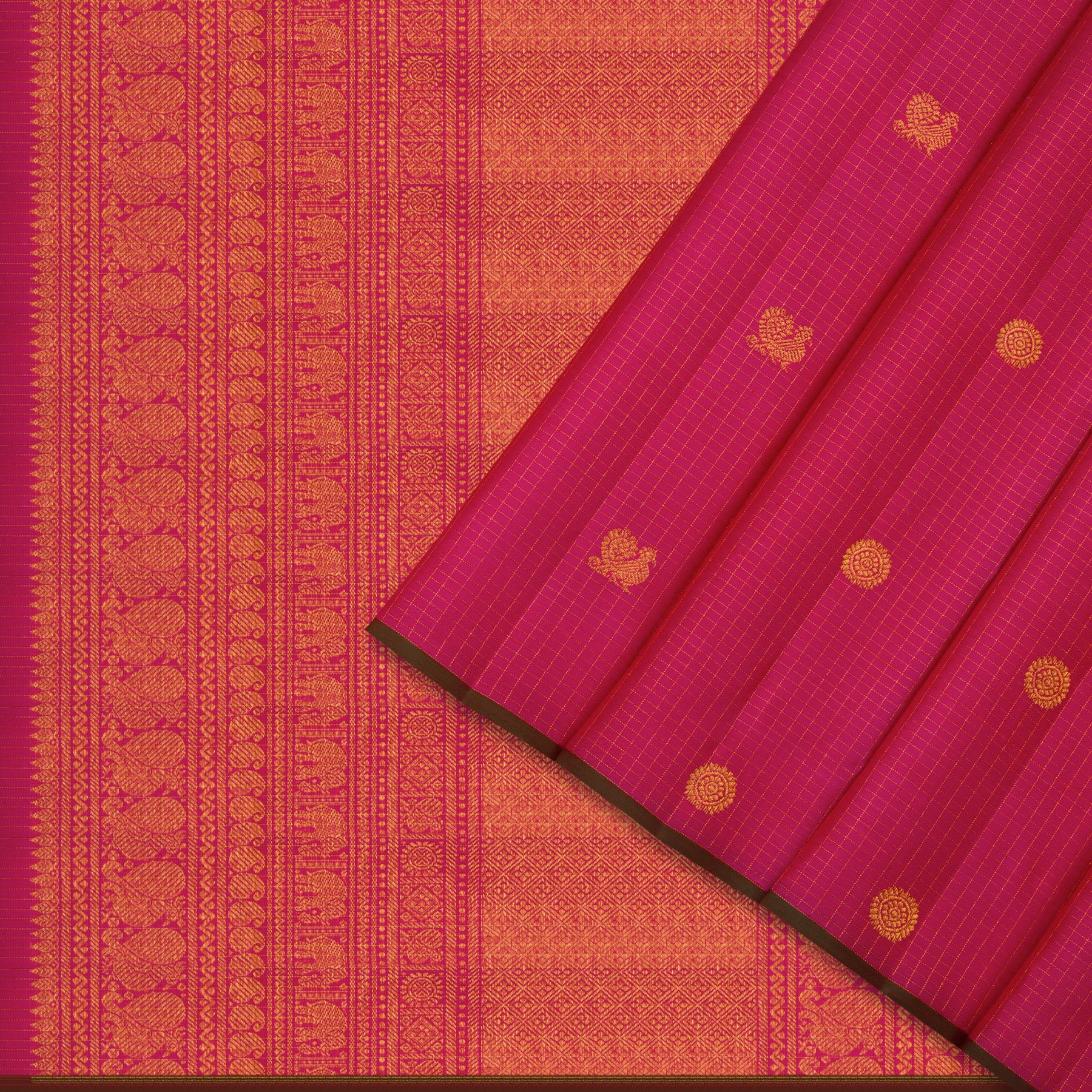 Kanakavalli Kanjivaram Silk Sari 24-615-HS001-13568 - Cover View