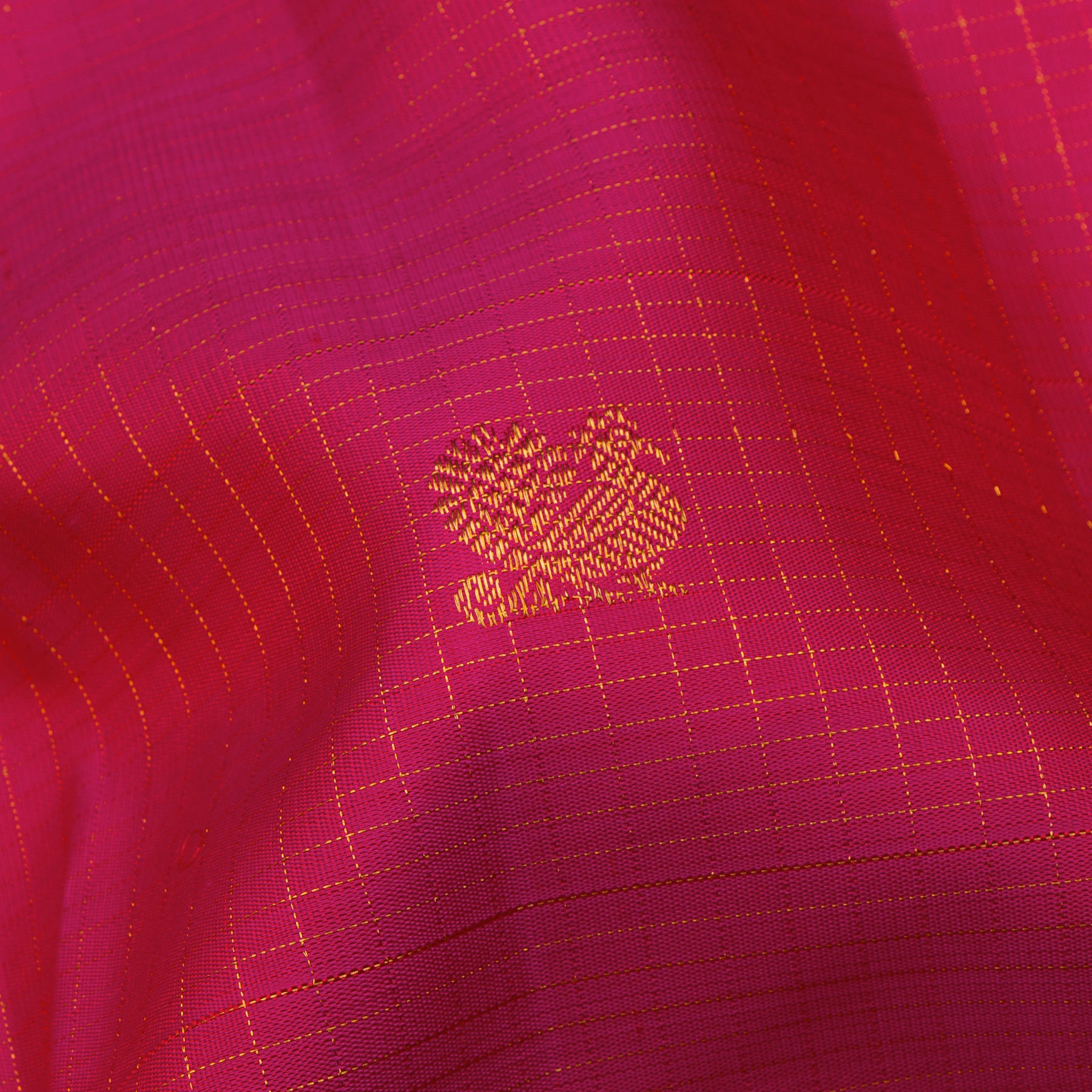 Kanakavalli Kanjivaram Silk Sari 24-615-HS001-13568 - Fabric View