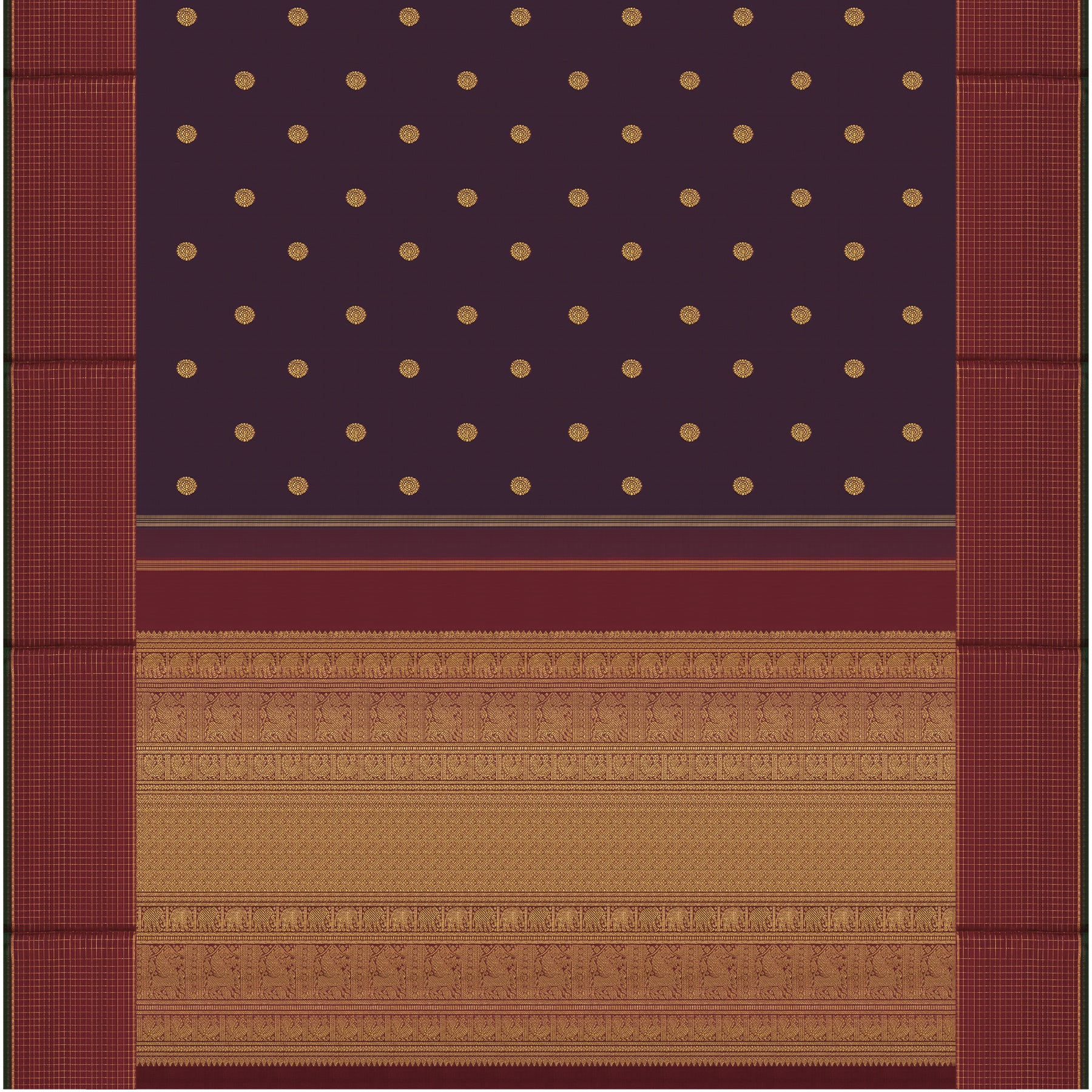 Kanakavalli Kanjivaram Silk Sari 24-615-HS001-13594 - Full View