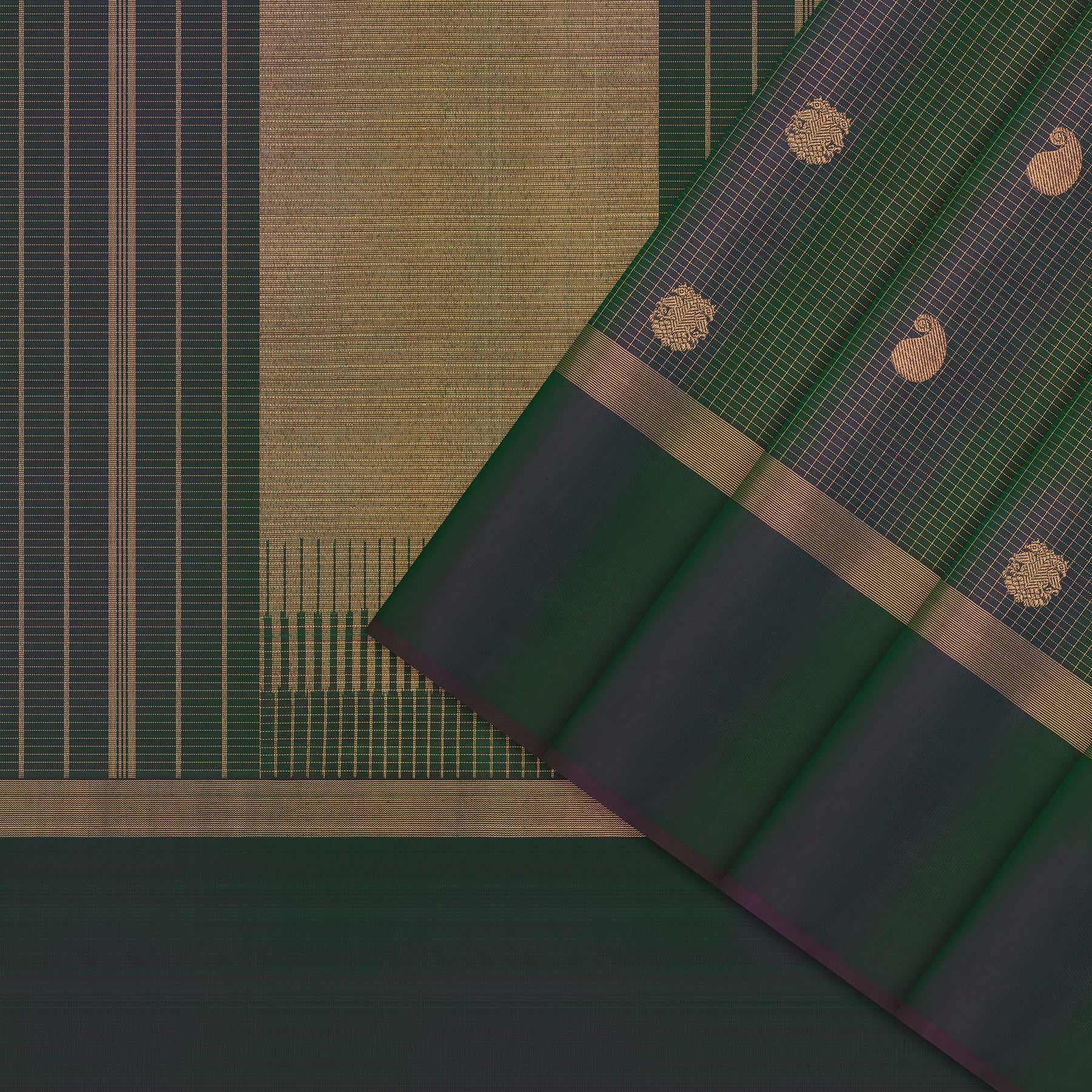 Kanakavalli Kanjivaram Silk Sari 24-615-HS001-13603 - Cover View