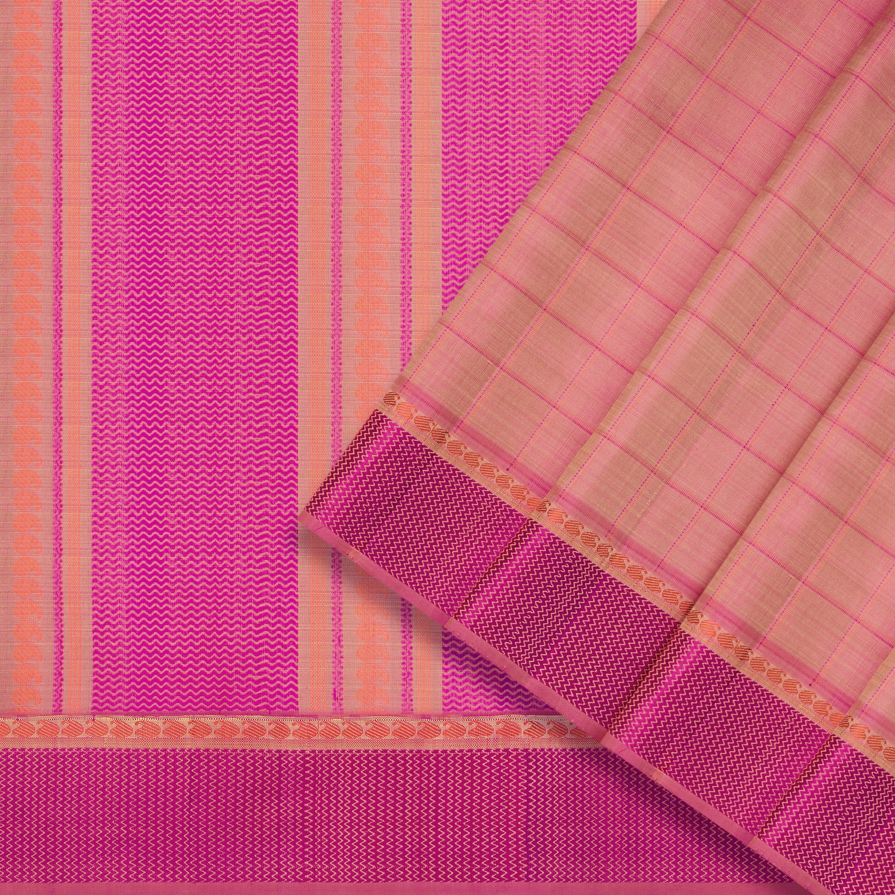 Kanakavalli Kanjivaram Silk Sari 24-615-HS001-13621 - Cover View