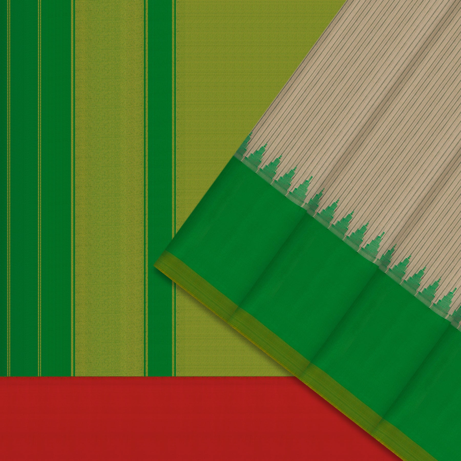 Kanakavalli Gadwal Silk/Cotton Sari 24-616-HS005-13223 - Cover View