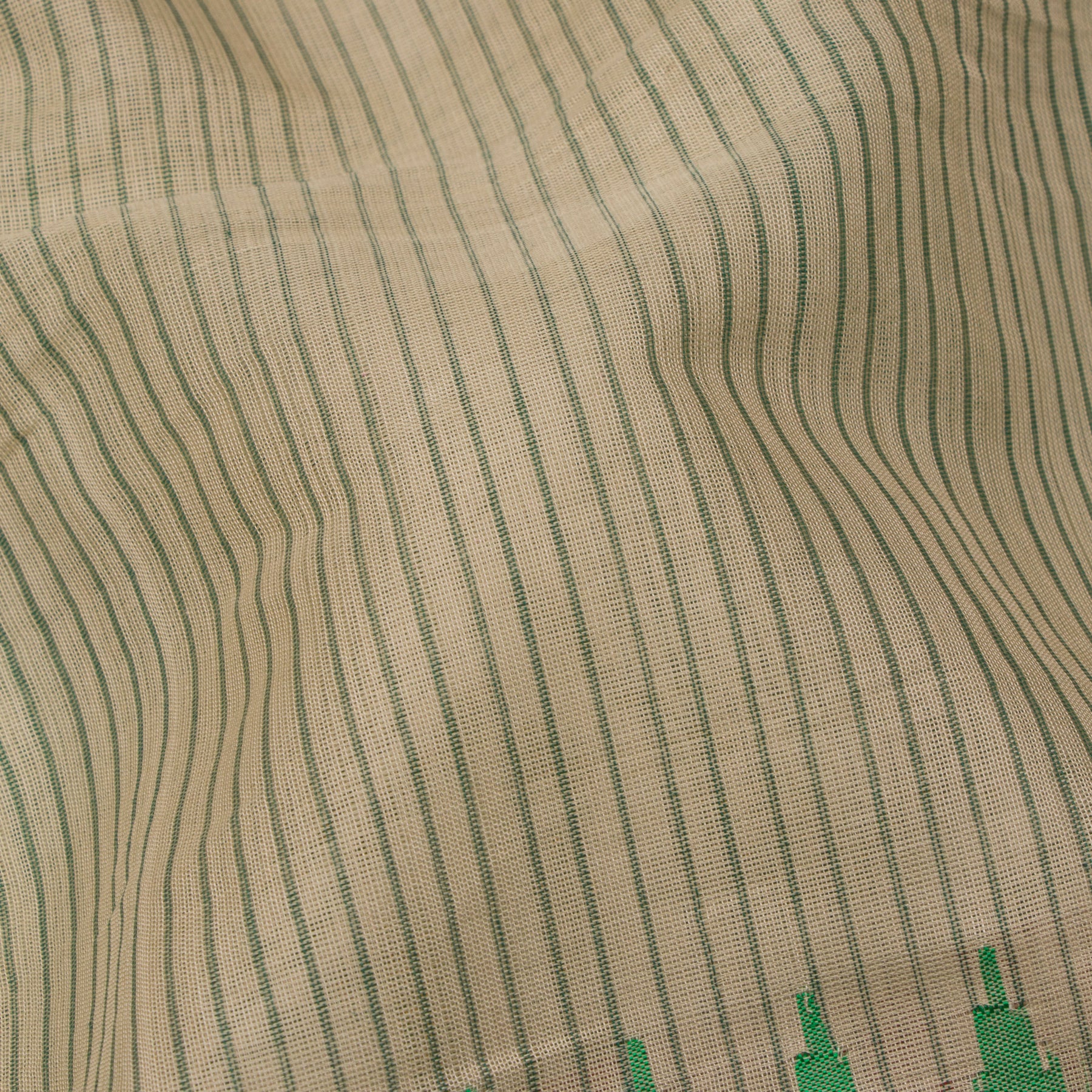 Kanakavalli Gadwal Silk/Cotton Sari 24-616-HS005-13223 - Fabric View