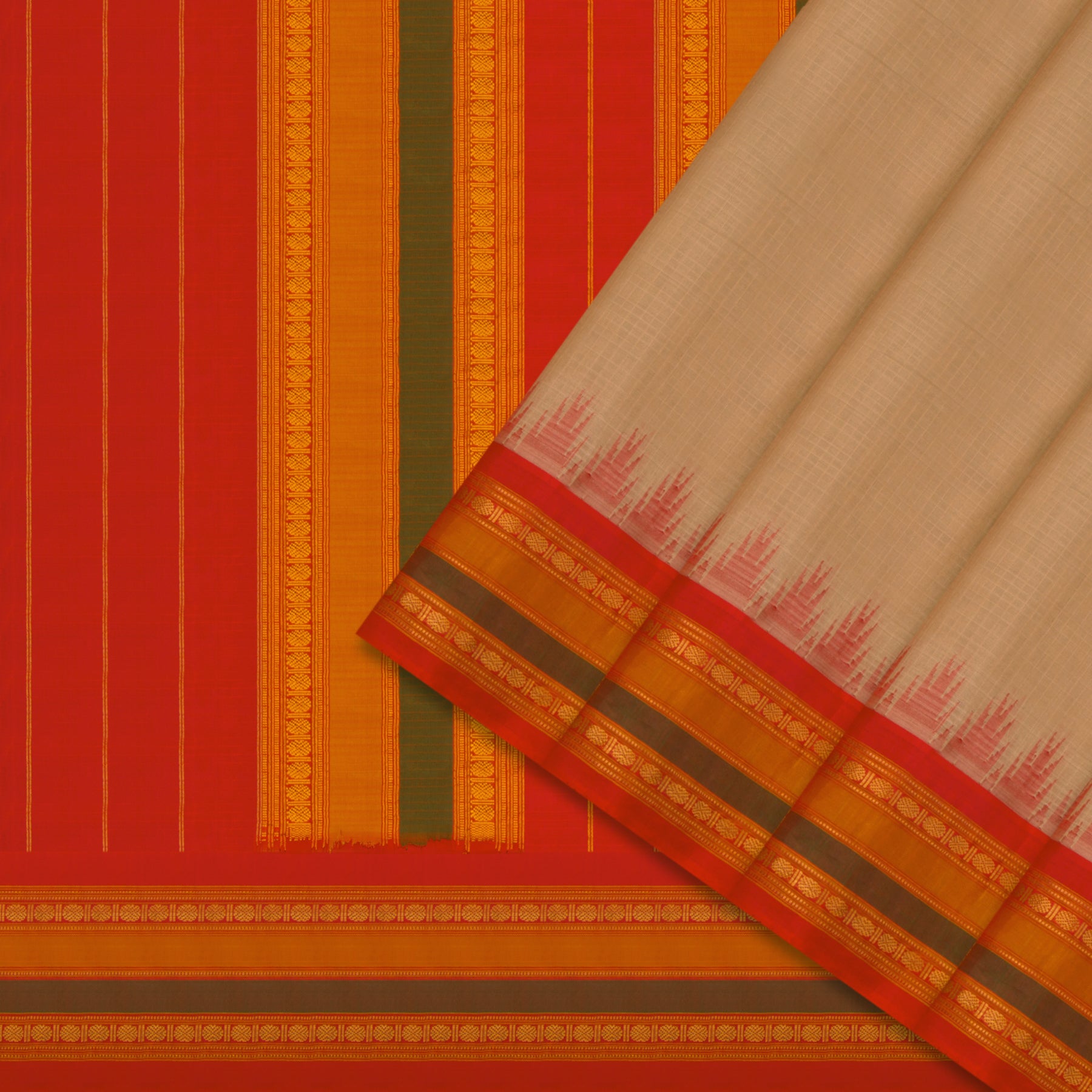 Kanakavalli Gadwal Silk/Cotton Sari 24-616-HS005-13239 - Cover View